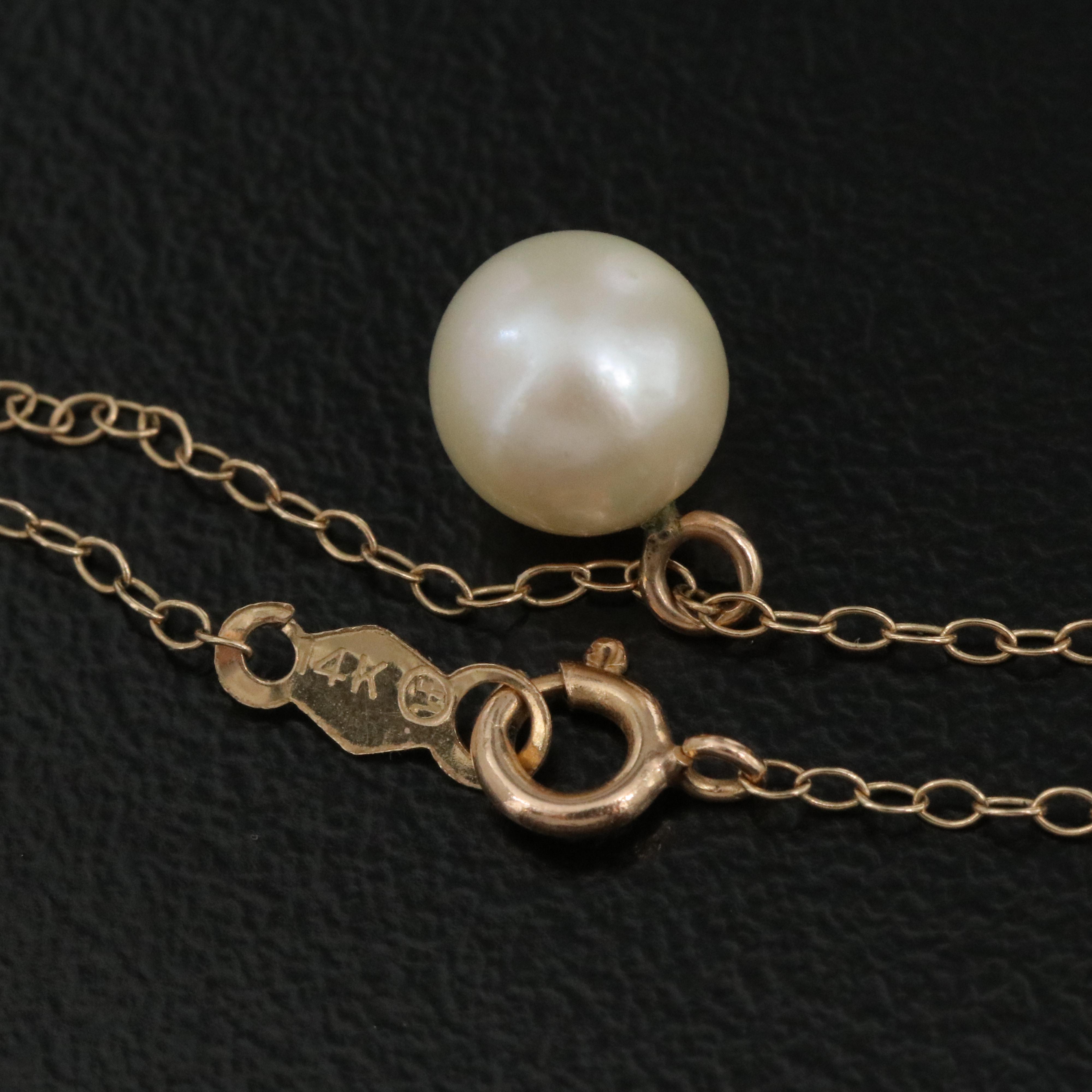10K Pearl Necklace