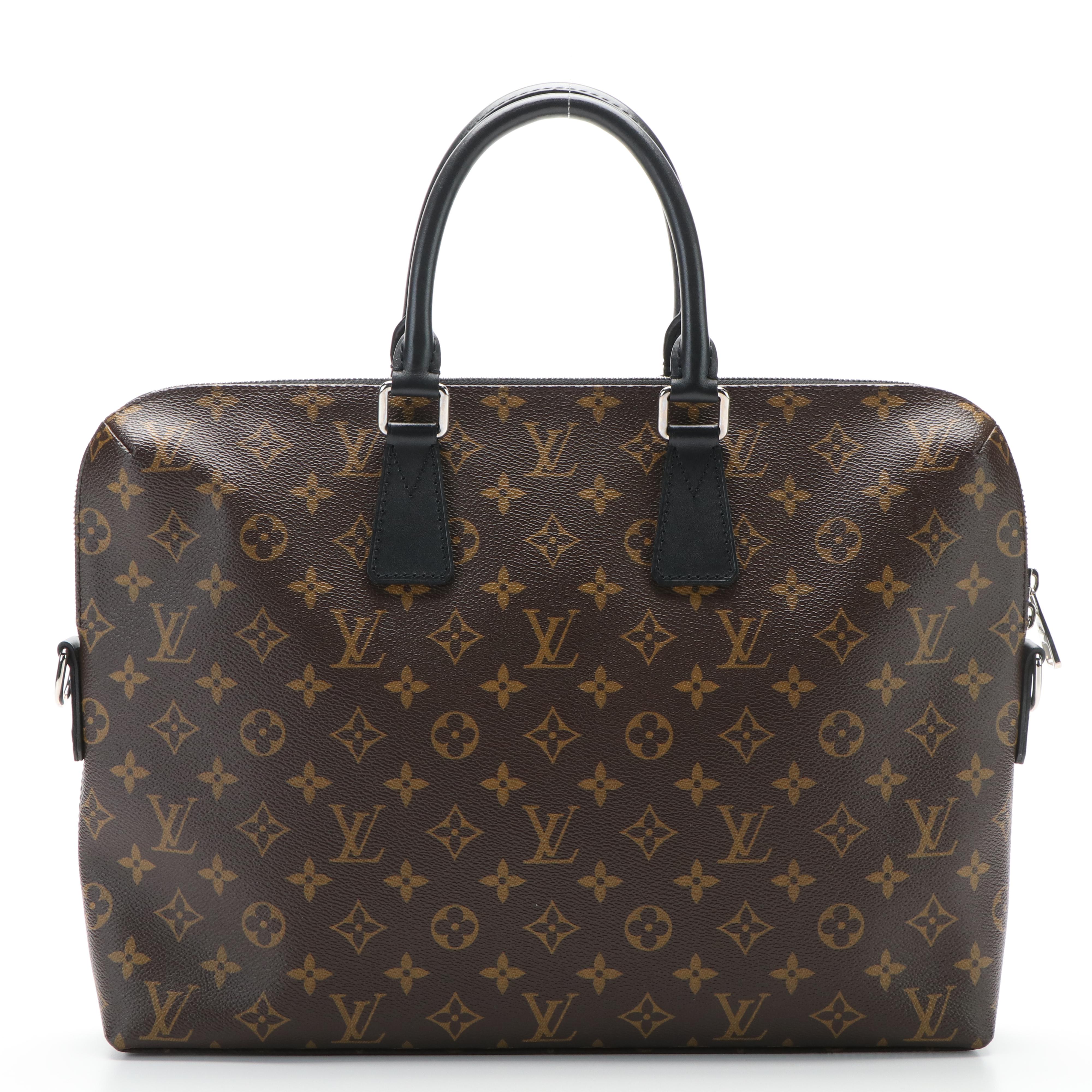 Louis Vuitton Business Tote Bag in Monogram Coated Canvas