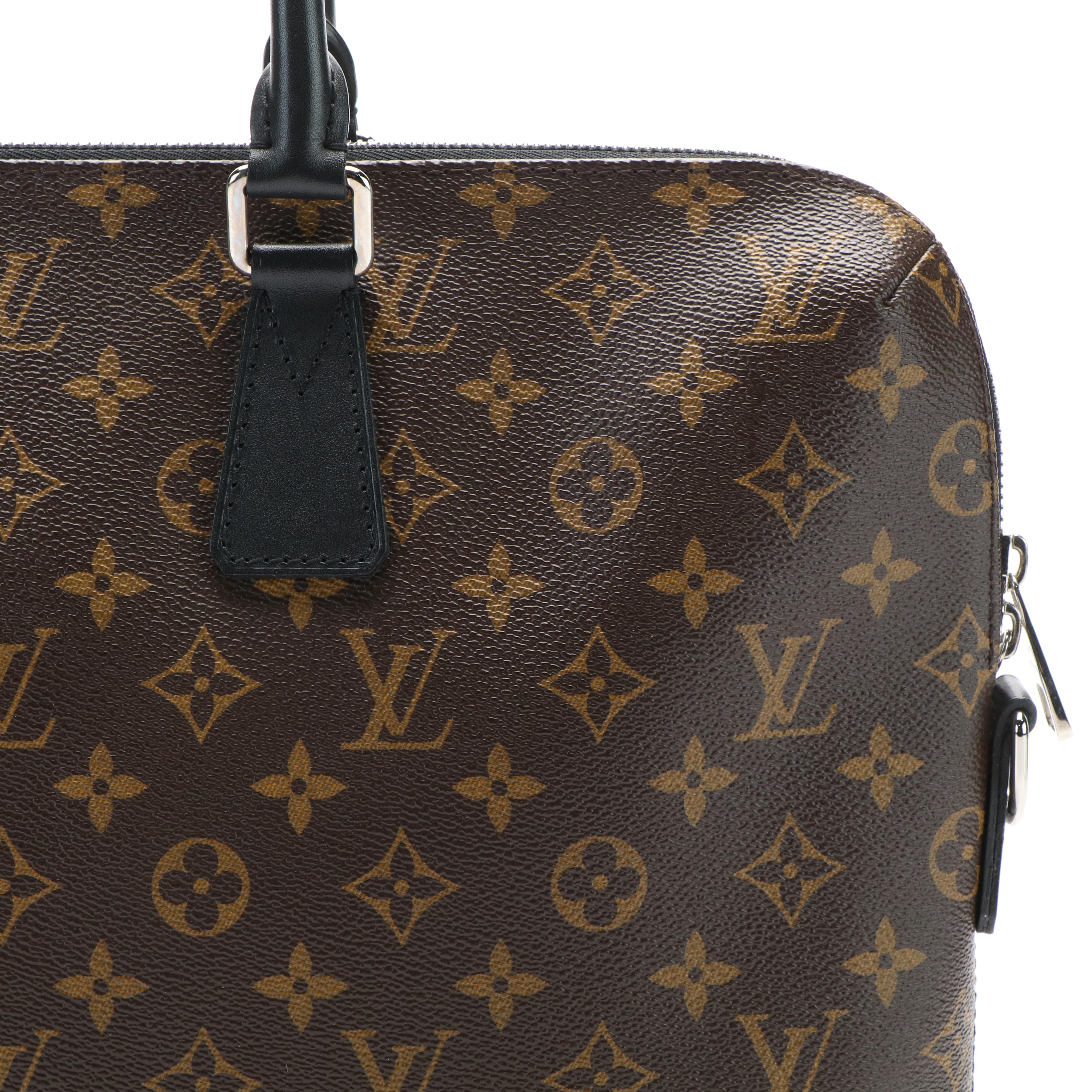 Louis Vuitton Business Tote Bag in Monogram Coated Canvas