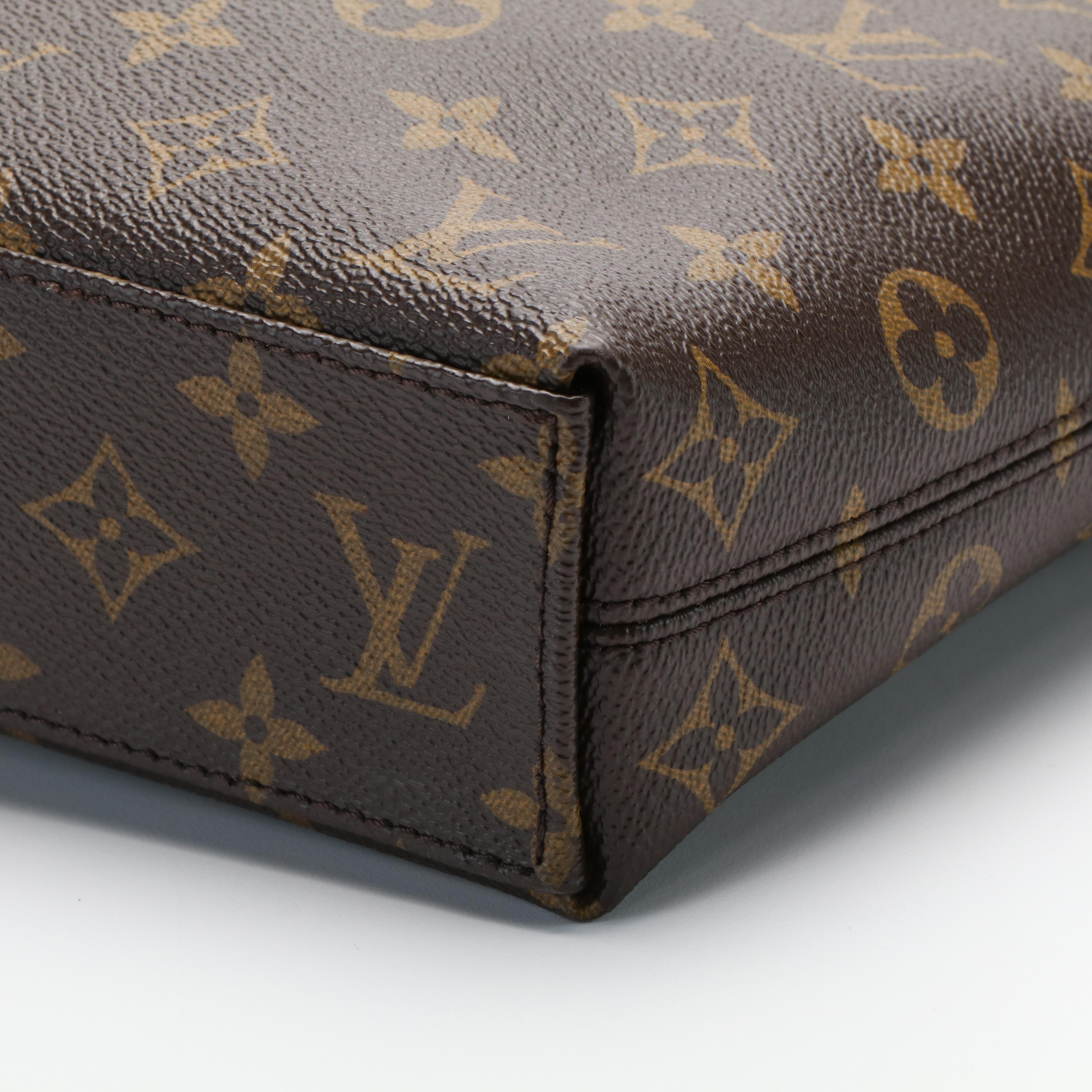 Louis Vuitton Business Tote Bag in Monogram Coated Canvas