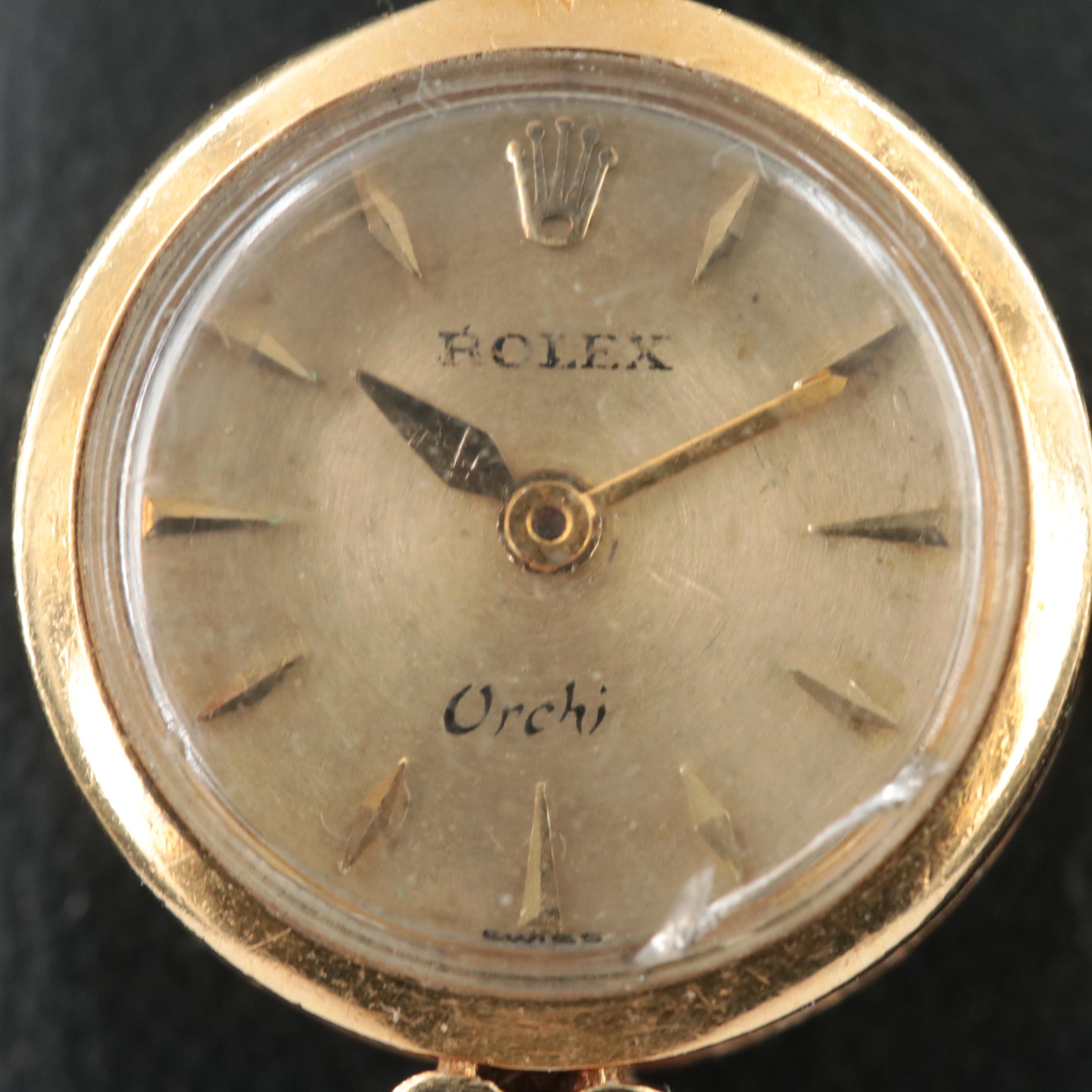 Vintage 18K Rolex Orchid Watch