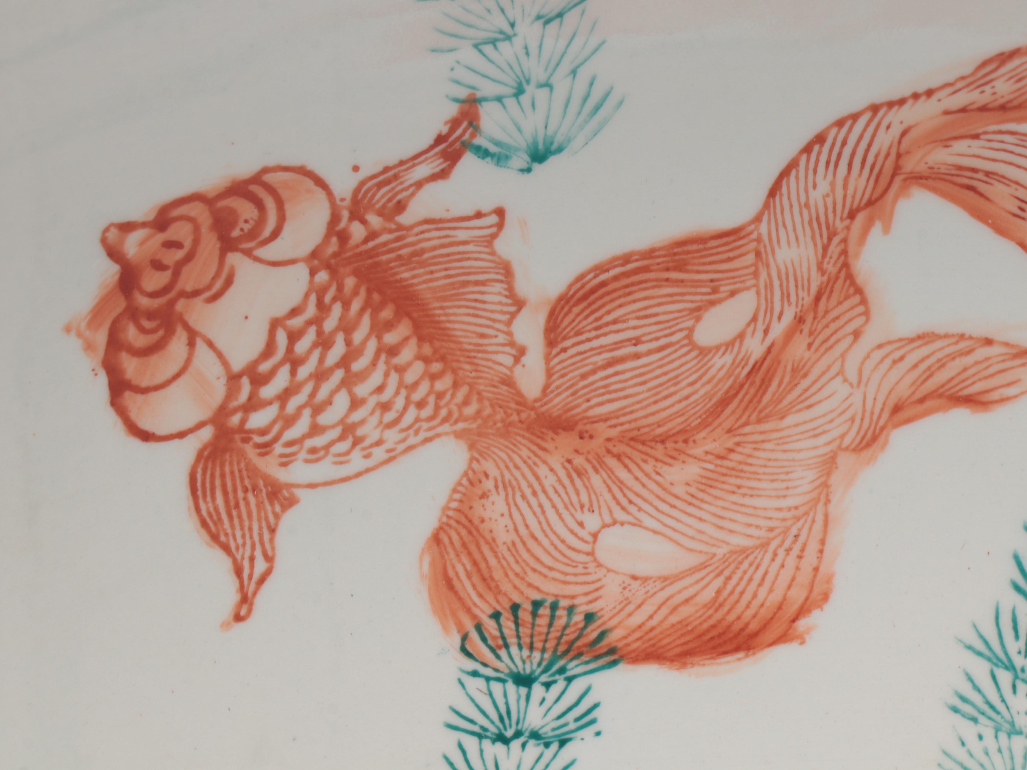 Chinese Porcelain Fishbowl Planters