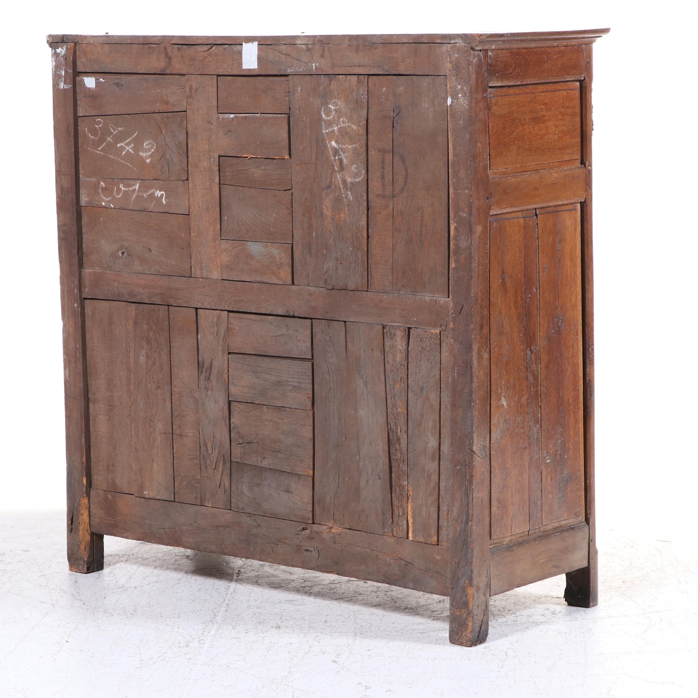 French Provincial Carved Oak 19th Century Everything But The
