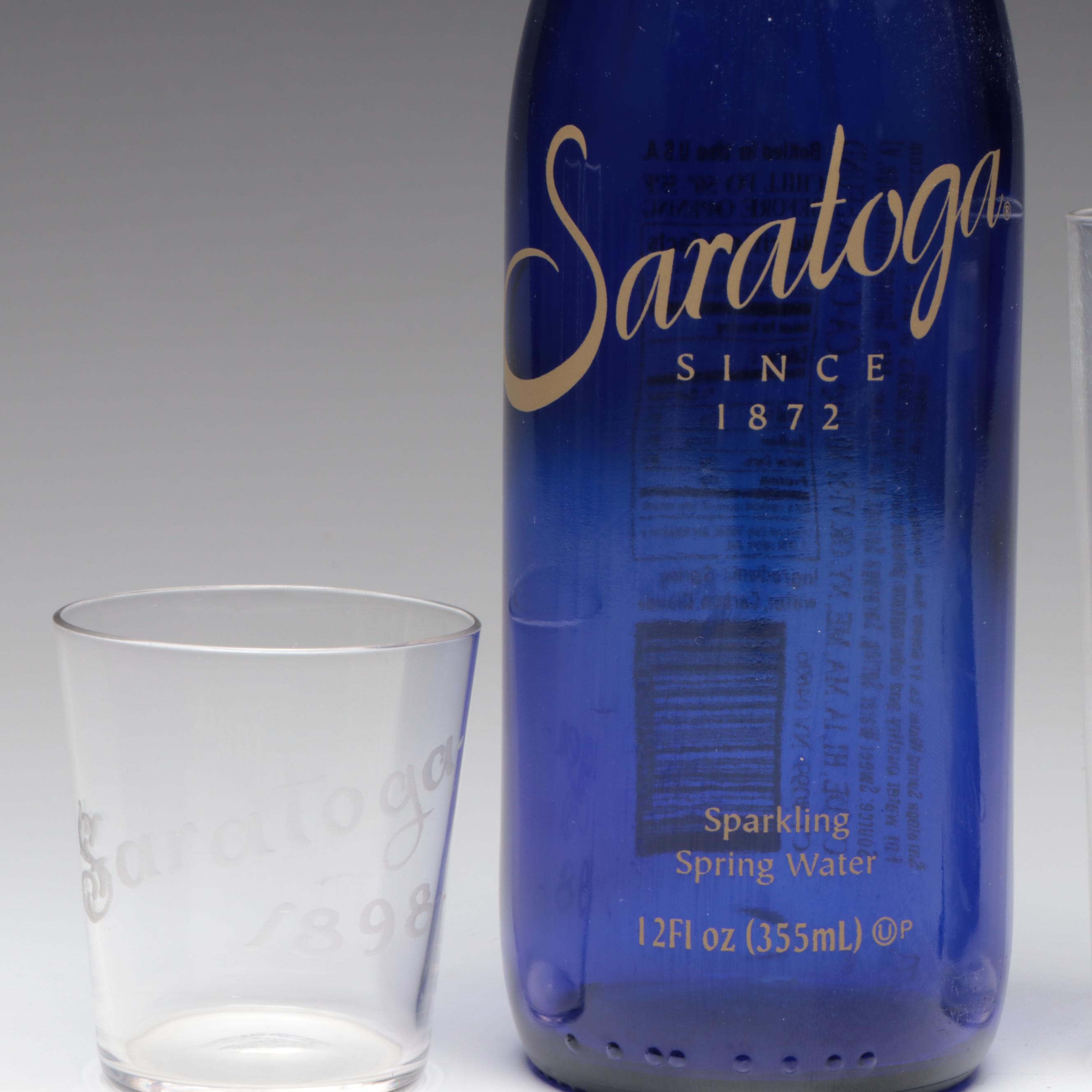 Moerlein Brewing Co. Pre-Prohibition Etched Glass Tumbler with More Glass Décor