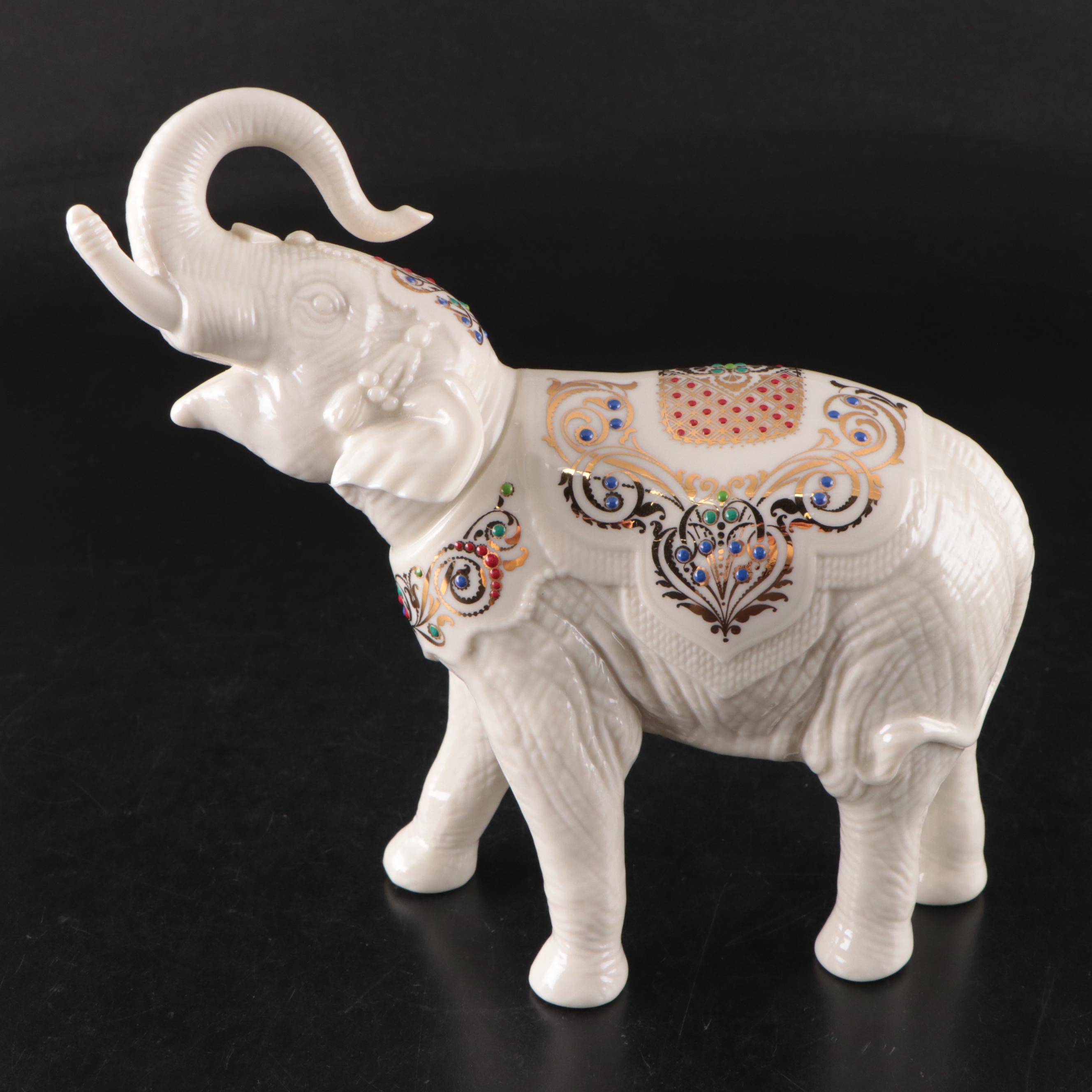 Lenox "Palace Elephant" and More China Jewels Porcelain Figurines, 1980-2000