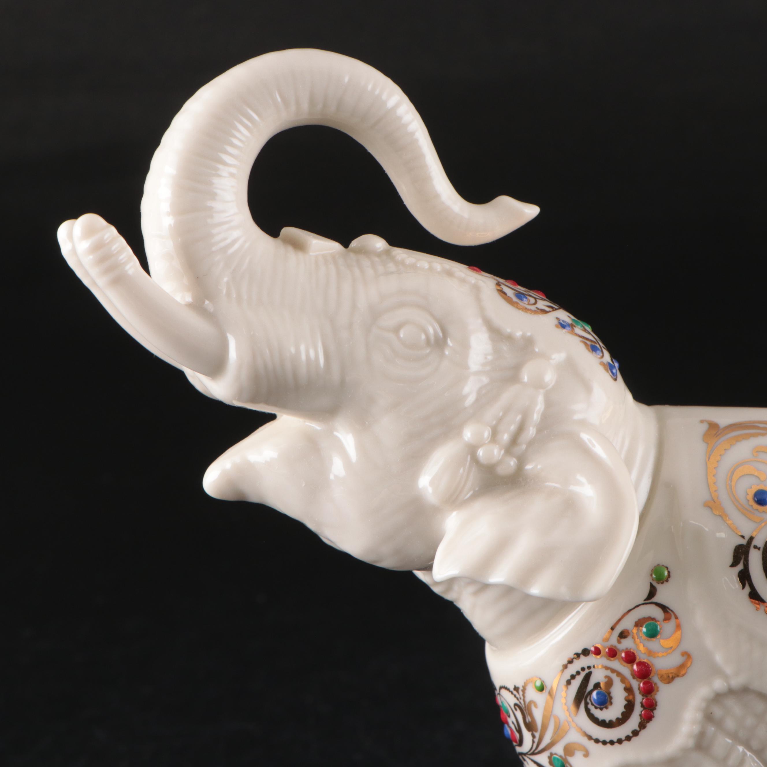 Lenox "Palace Elephant" and More China Jewels Porcelain Figurines, 1980-2000
