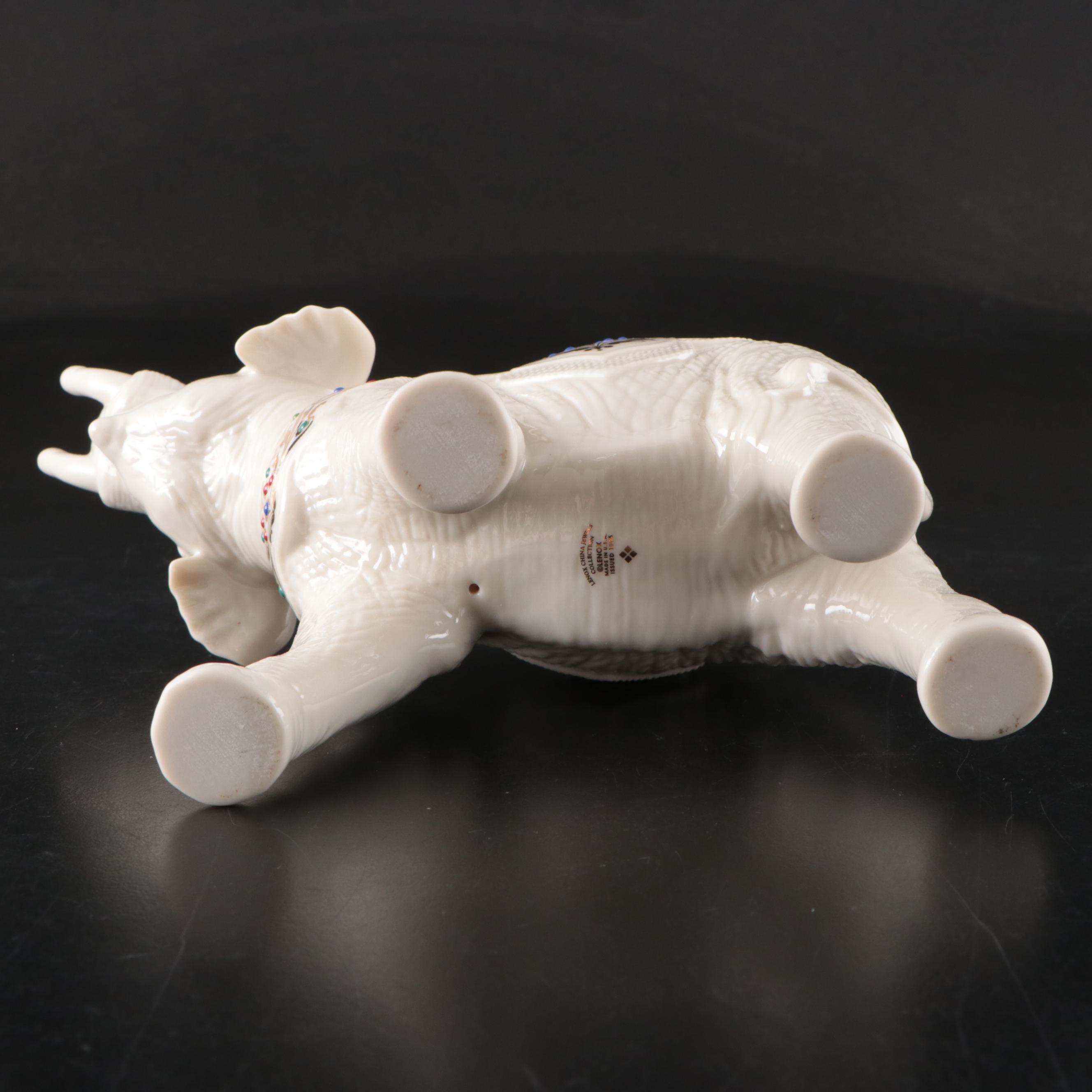 Lenox "Palace Elephant" and More China Jewels Porcelain Figurines, 1980-2000