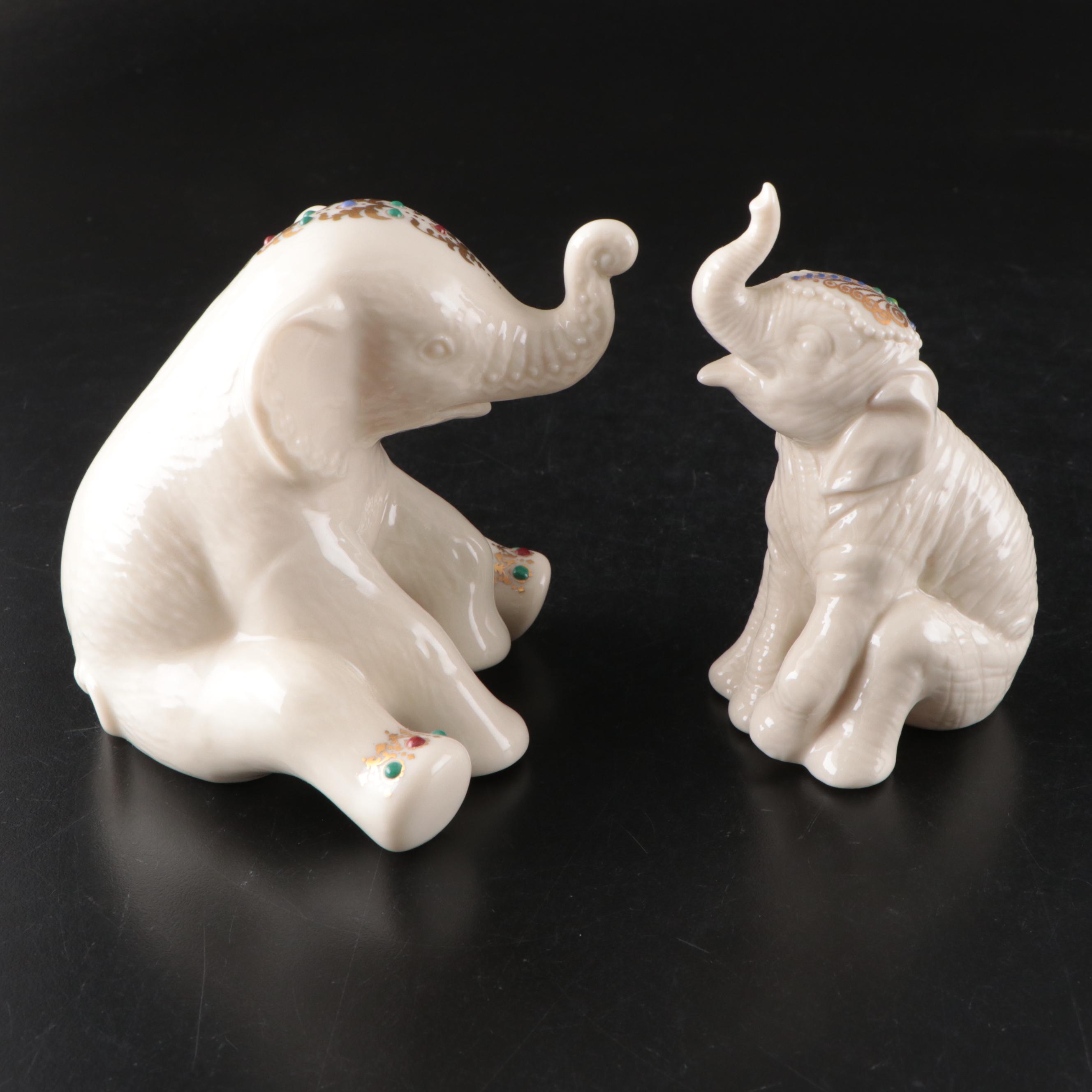 Lenox "Palace Elephant" and More China Jewels Porcelain Figurines, 1980-2000