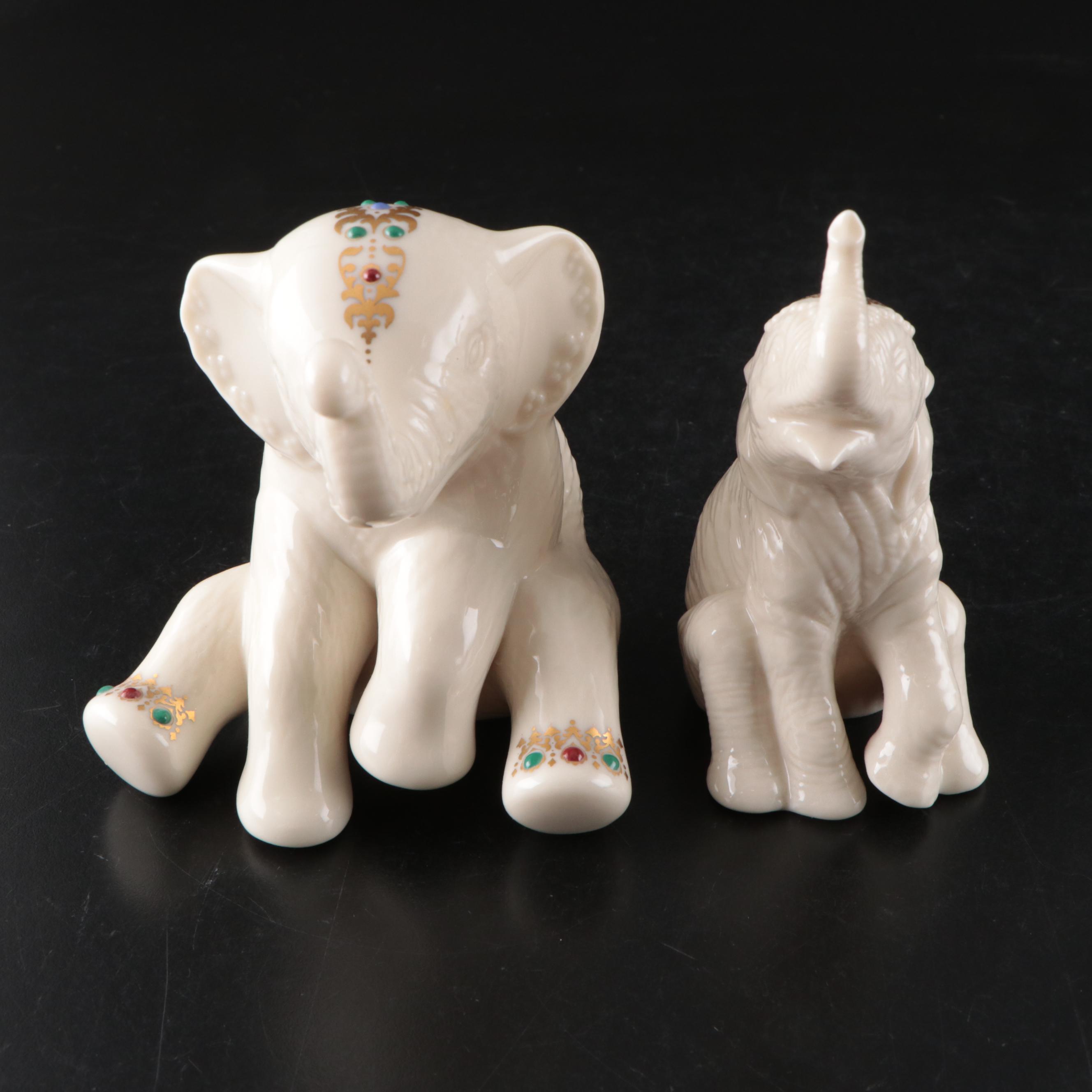 Lenox "Palace Elephant" and More China Jewels Porcelain Figurines, 1980-2000