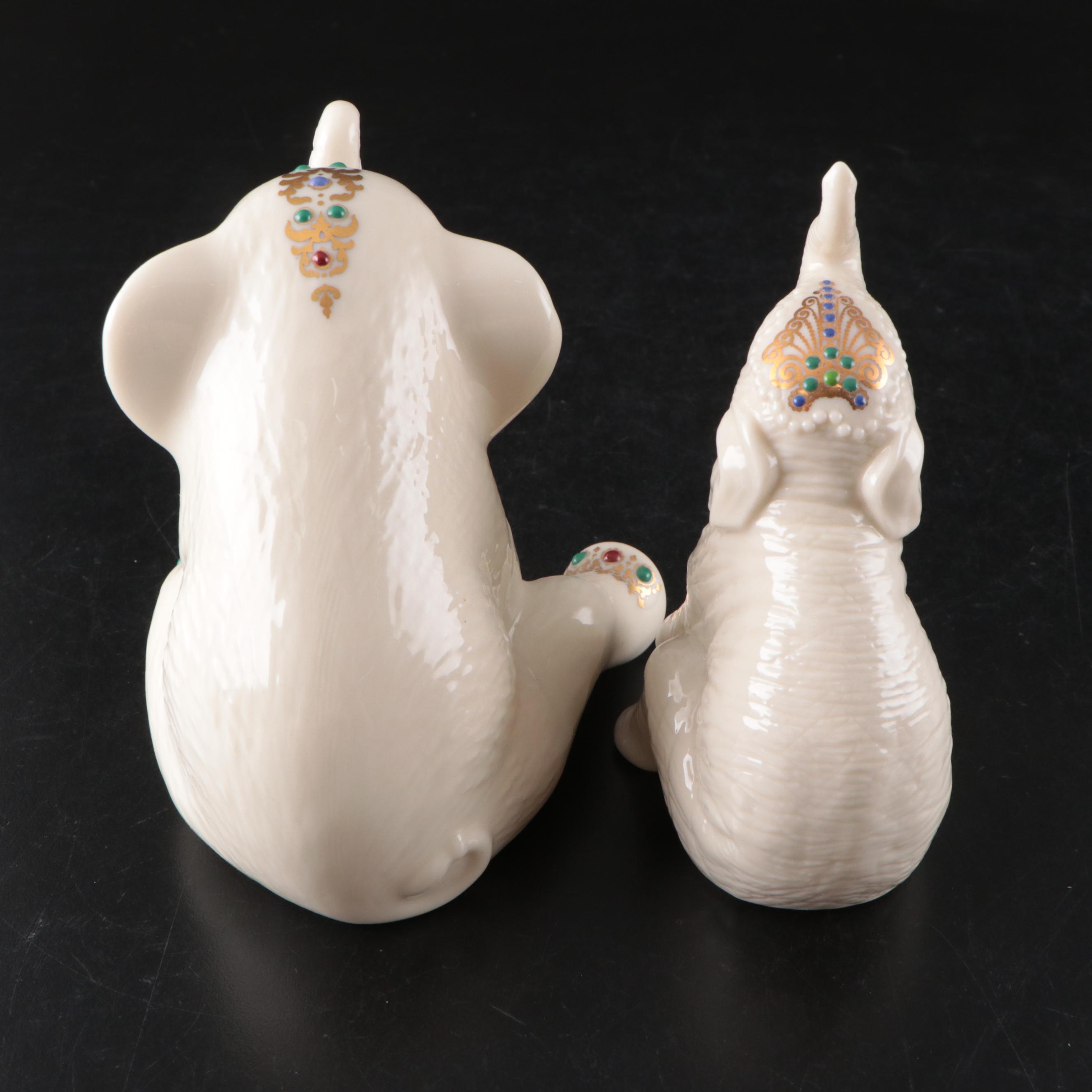 Lenox "Palace Elephant" and More China Jewels Porcelain Figurines, 1980-2000