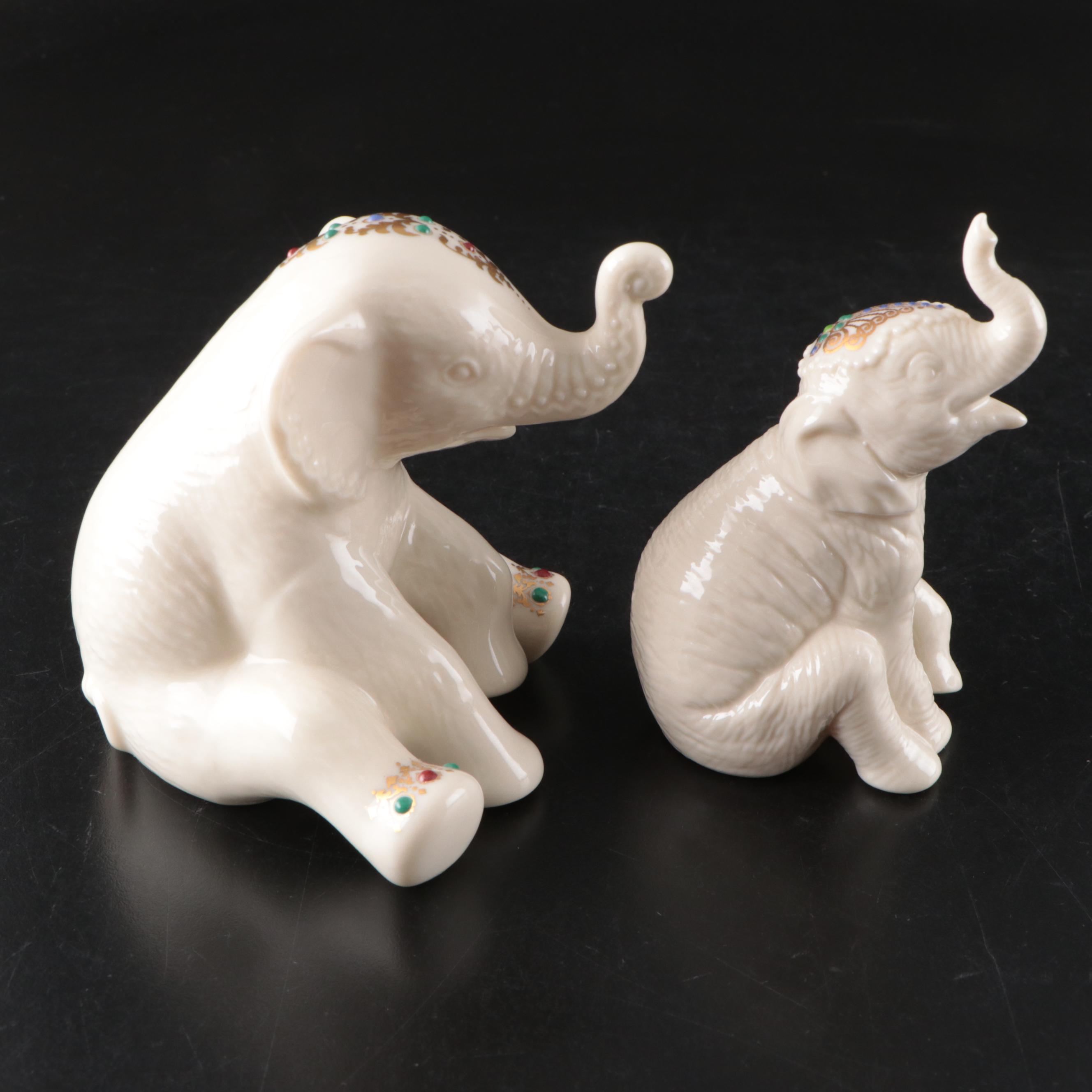 Lenox "Palace Elephant" and More China Jewels Porcelain Figurines, 1980-2000