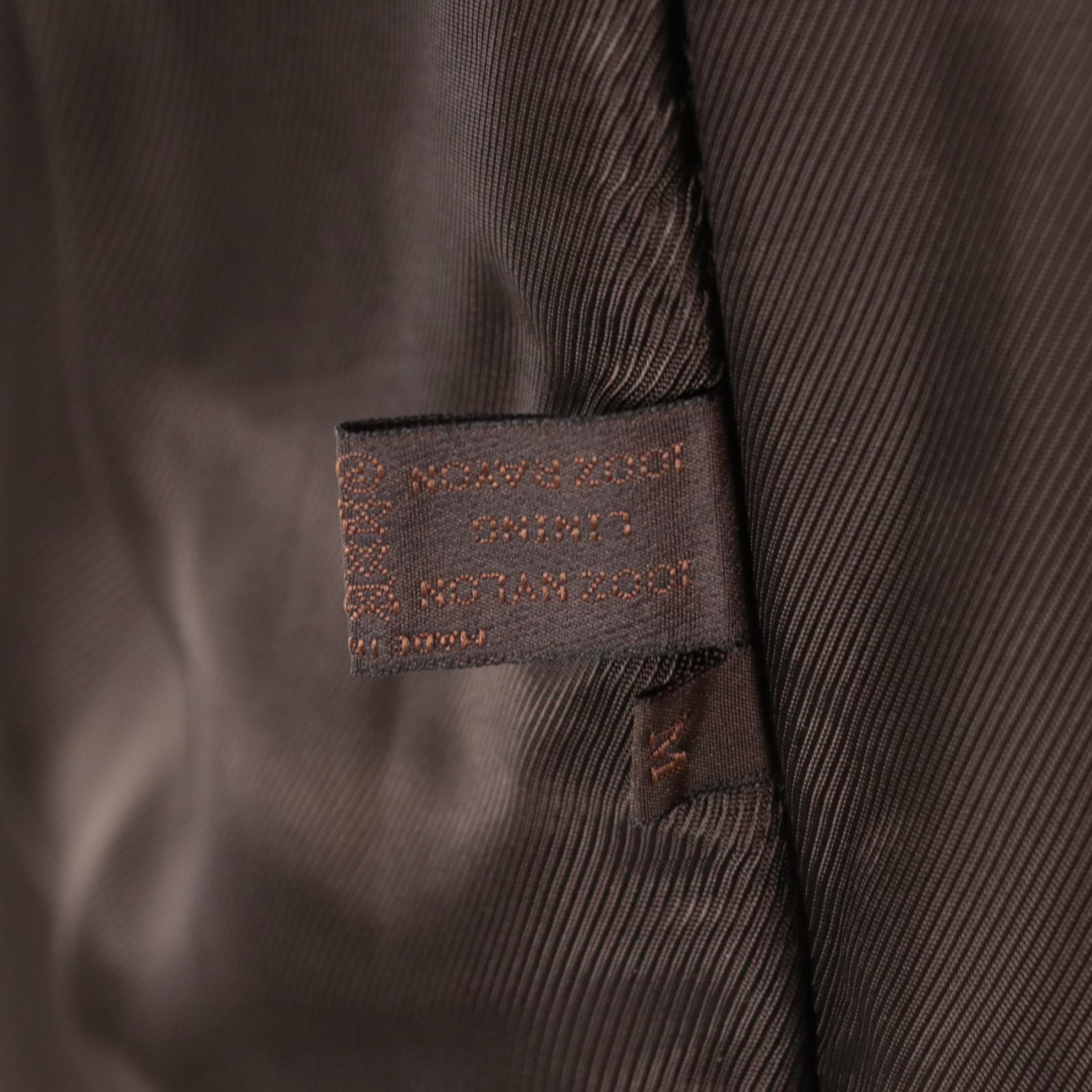 Prada Brown Tessuto Nylon Double-Breasted Jacket