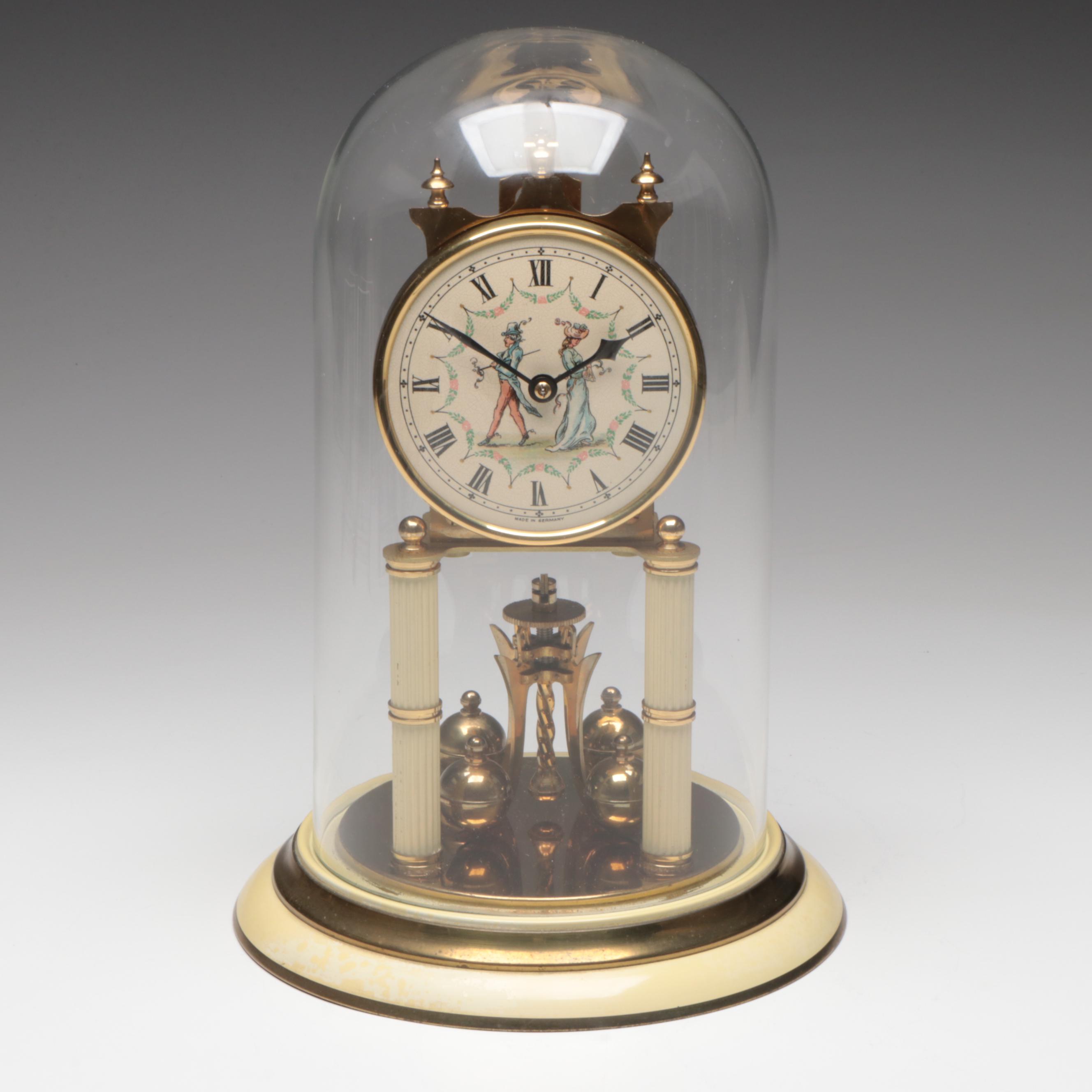 German Kern Sohne Anniversary Clock, Mid-20th C.