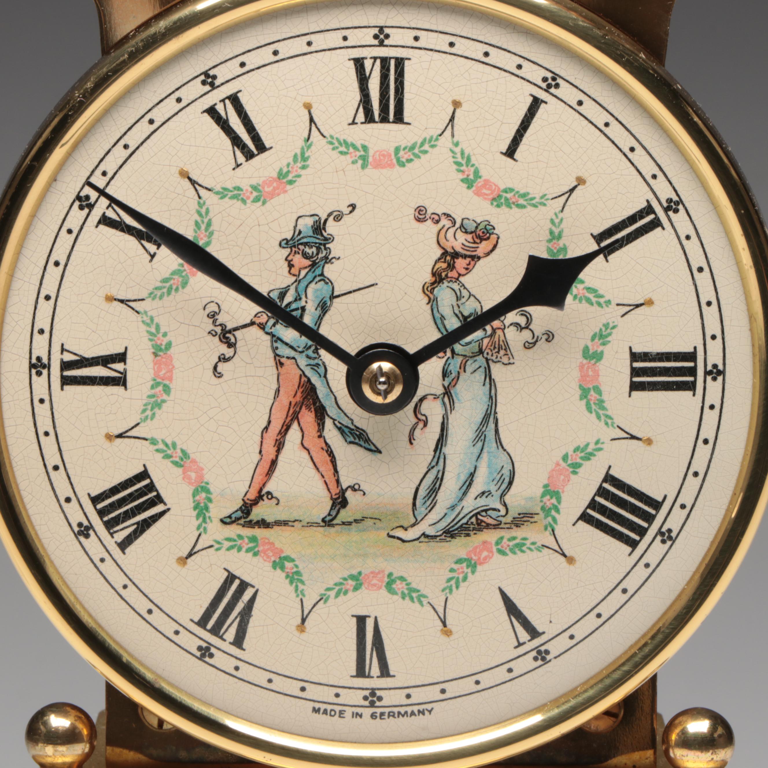 German Kern Sohne Anniversary Clock, Mid-20th C.