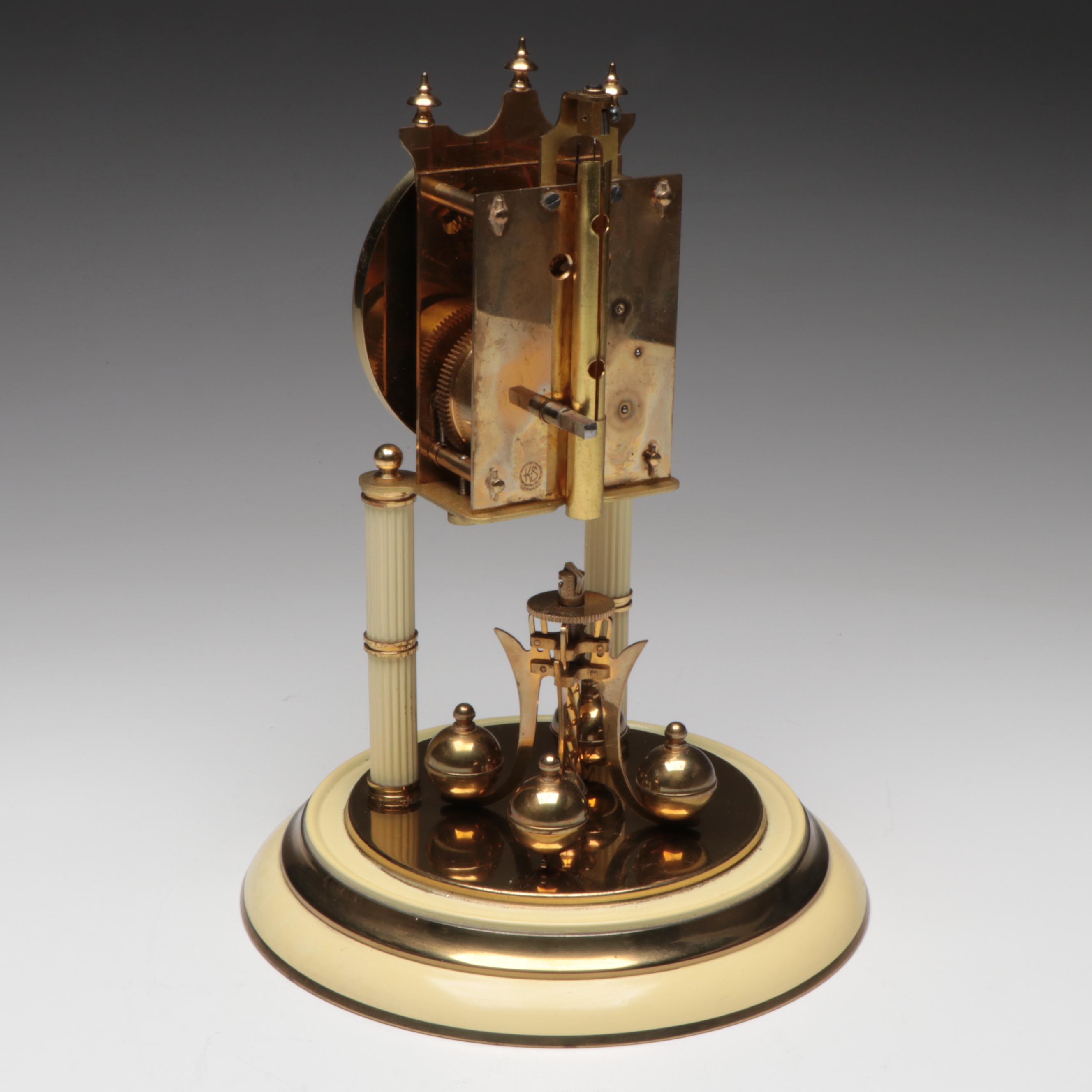 German Kern Sohne Anniversary Clock, Mid-20th C.