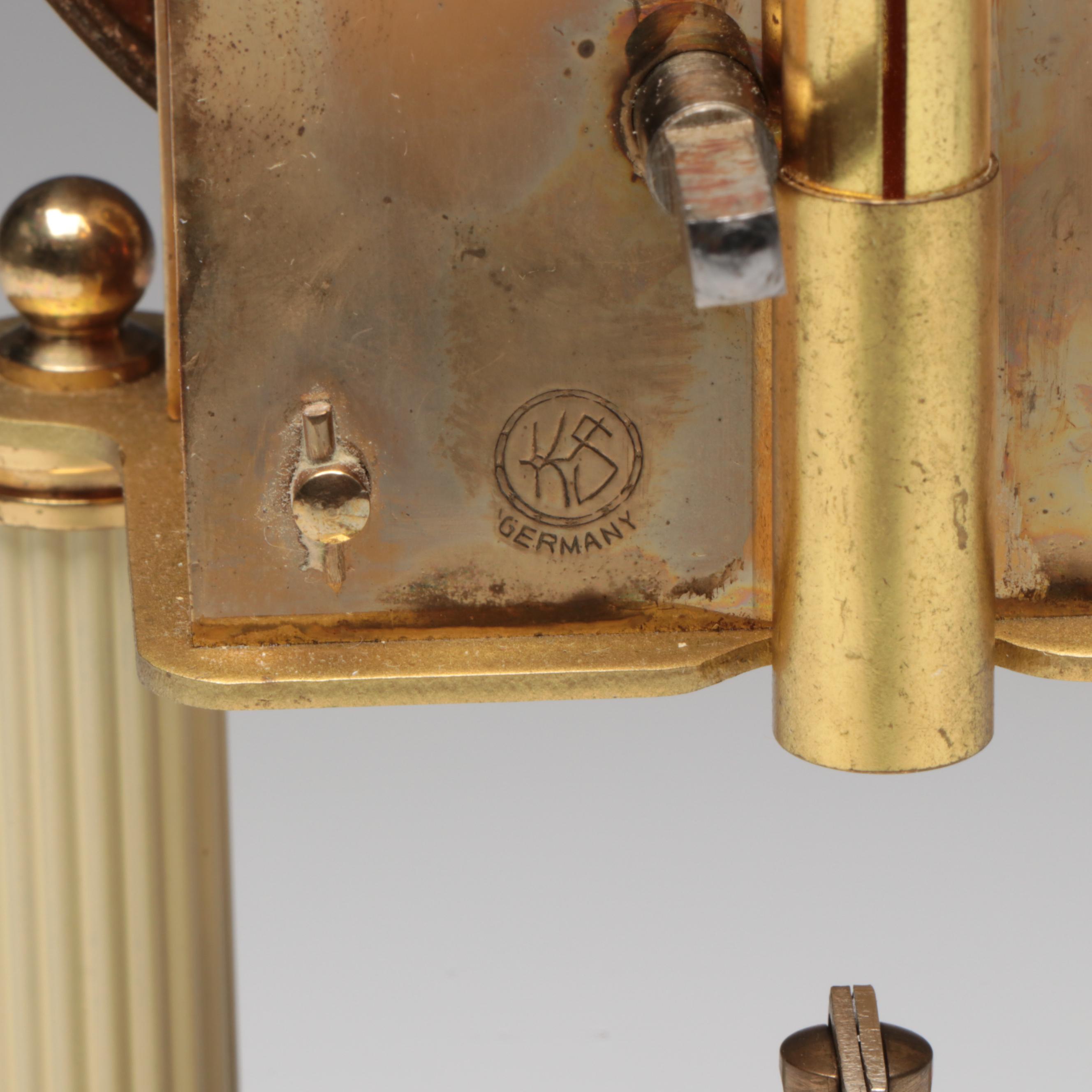 German Kern Sohne Anniversary Clock, Mid-20th C.