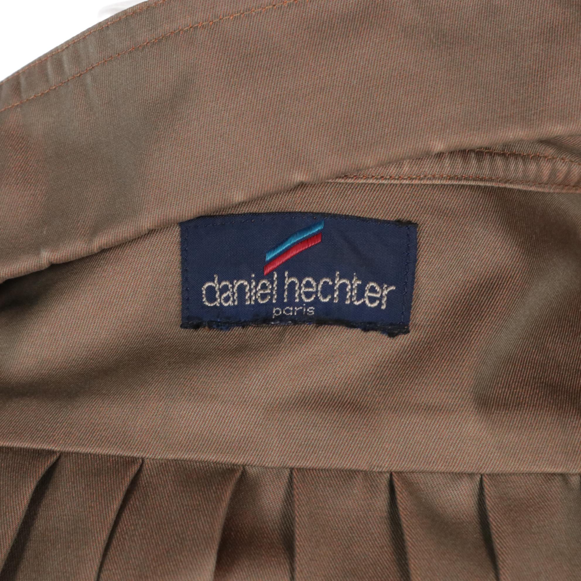 Men's Daniel Hechter Pleated Iridescent Canvas Twill Trench Coat