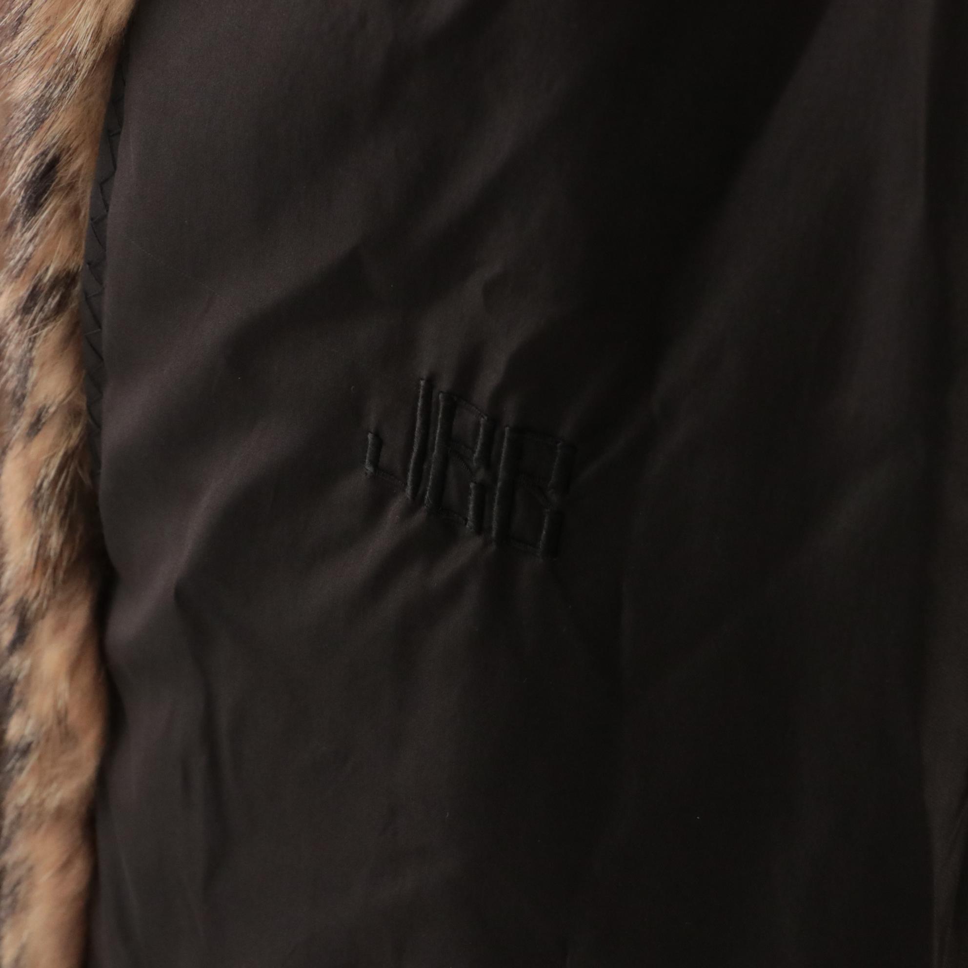 Oscar de la Renta Raccoon Fur Long Coat, Late 20th Century