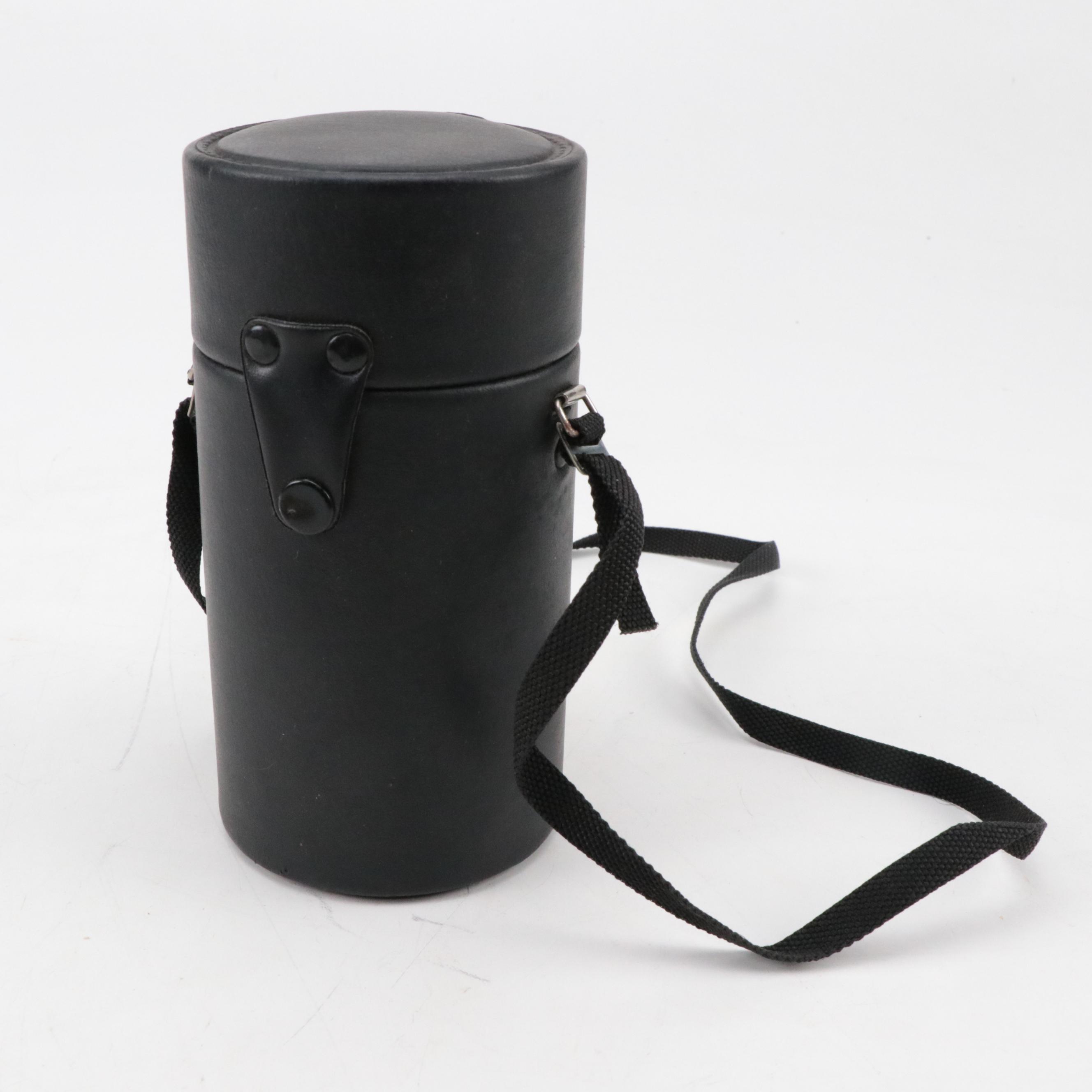 Nikon EM SLR Camera w/ Vivitar 55mm Macro Lens, Nikon Skylight Lens & Camera Bag