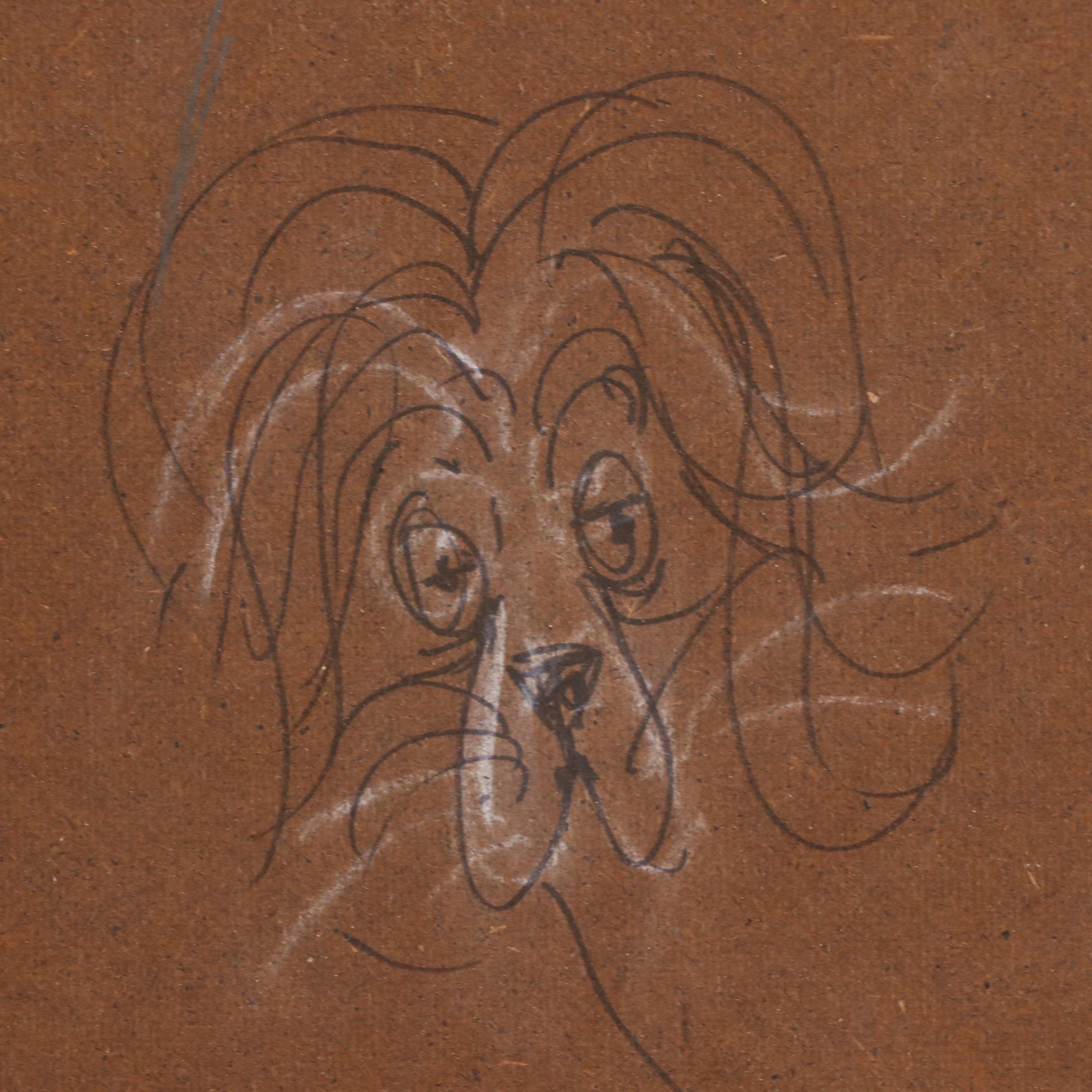 Surrealist Style Acrylic Painting of Hot Air Balloon Boat