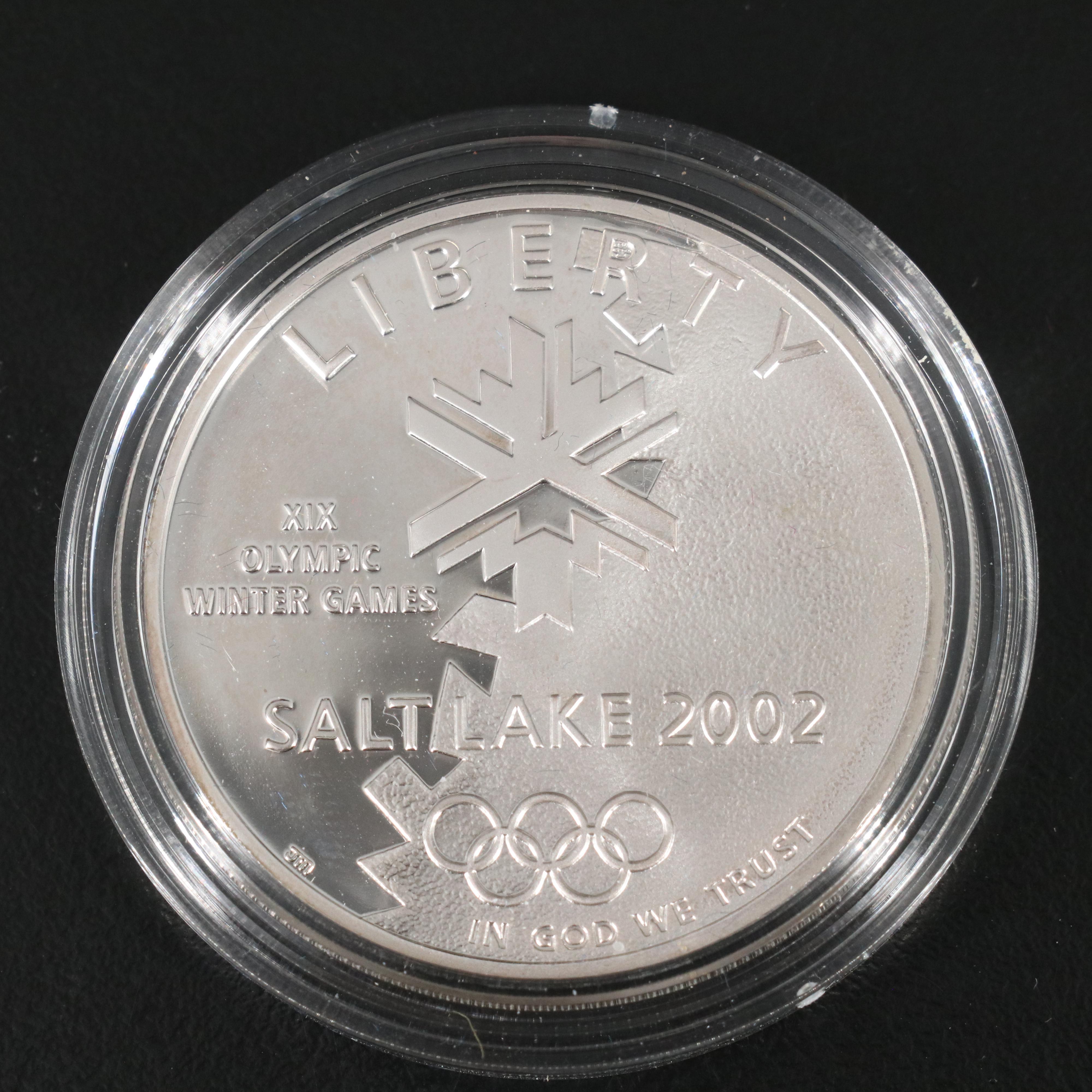 Four Modern Commemorative U.S. Coin Groups Including 2002 SLC Olympics