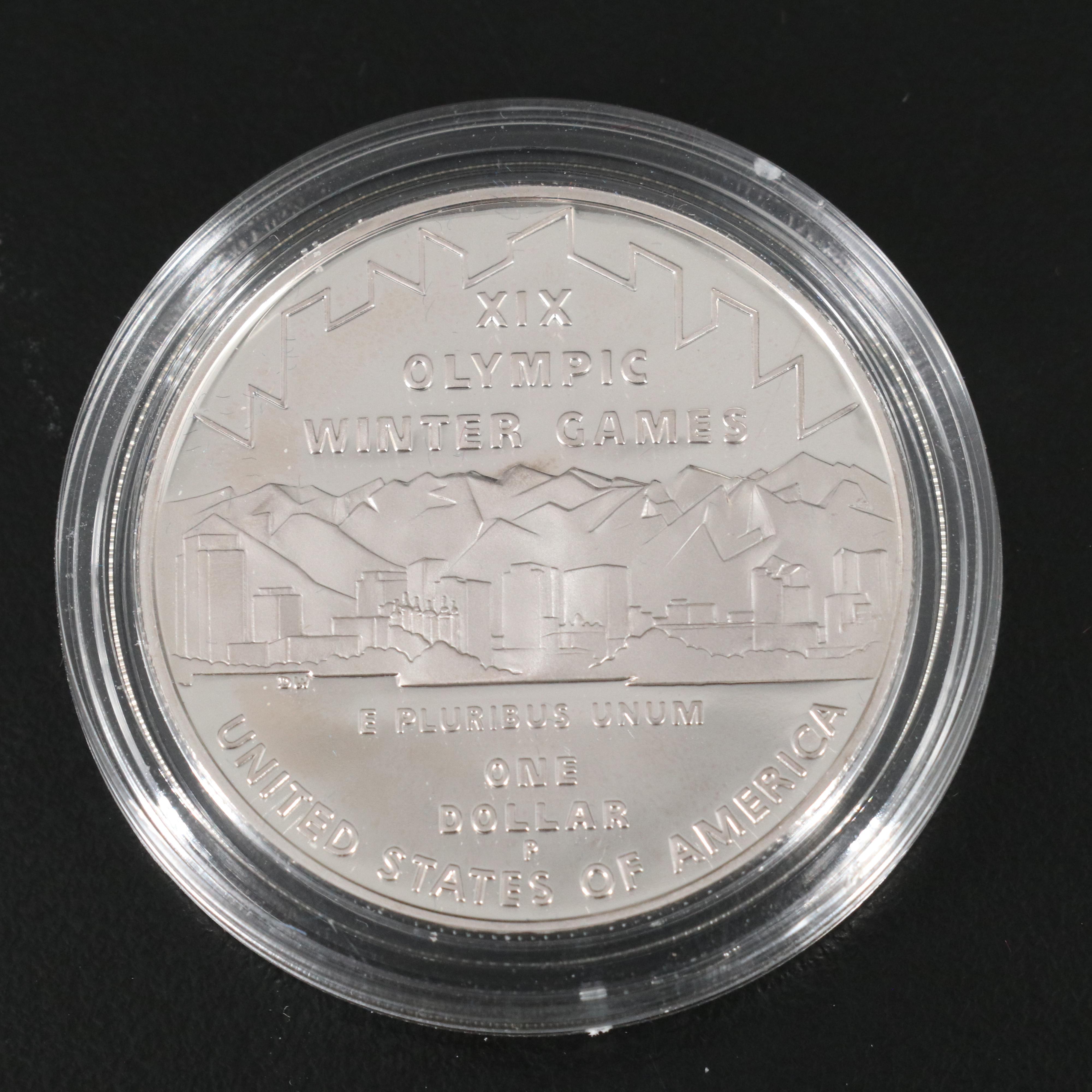 Four Modern Commemorative U.S. Coin Groups Including 2002 SLC Olympics