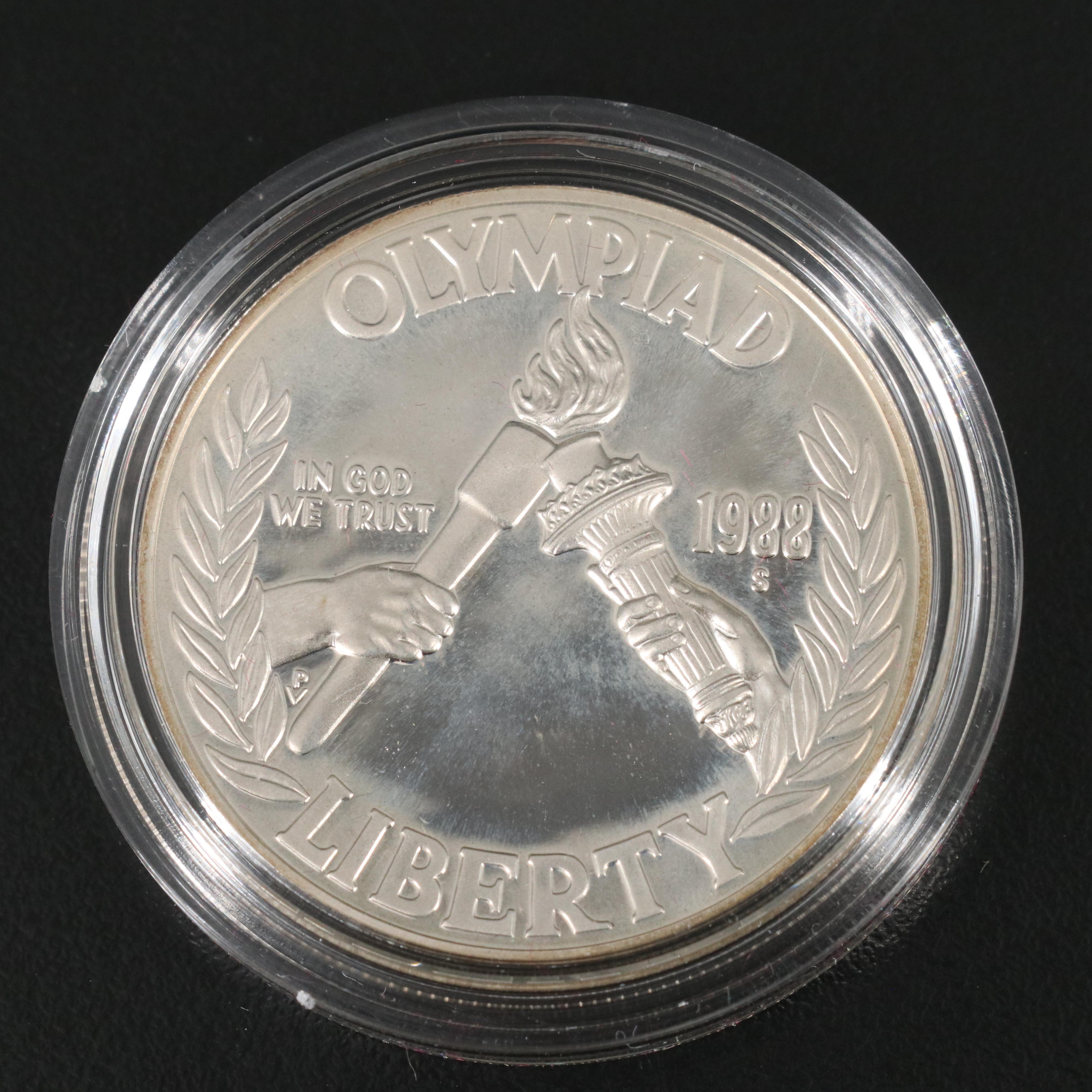 Four Modern Commemorative U.S. Coin Groups Including 2002 SLC Olympics