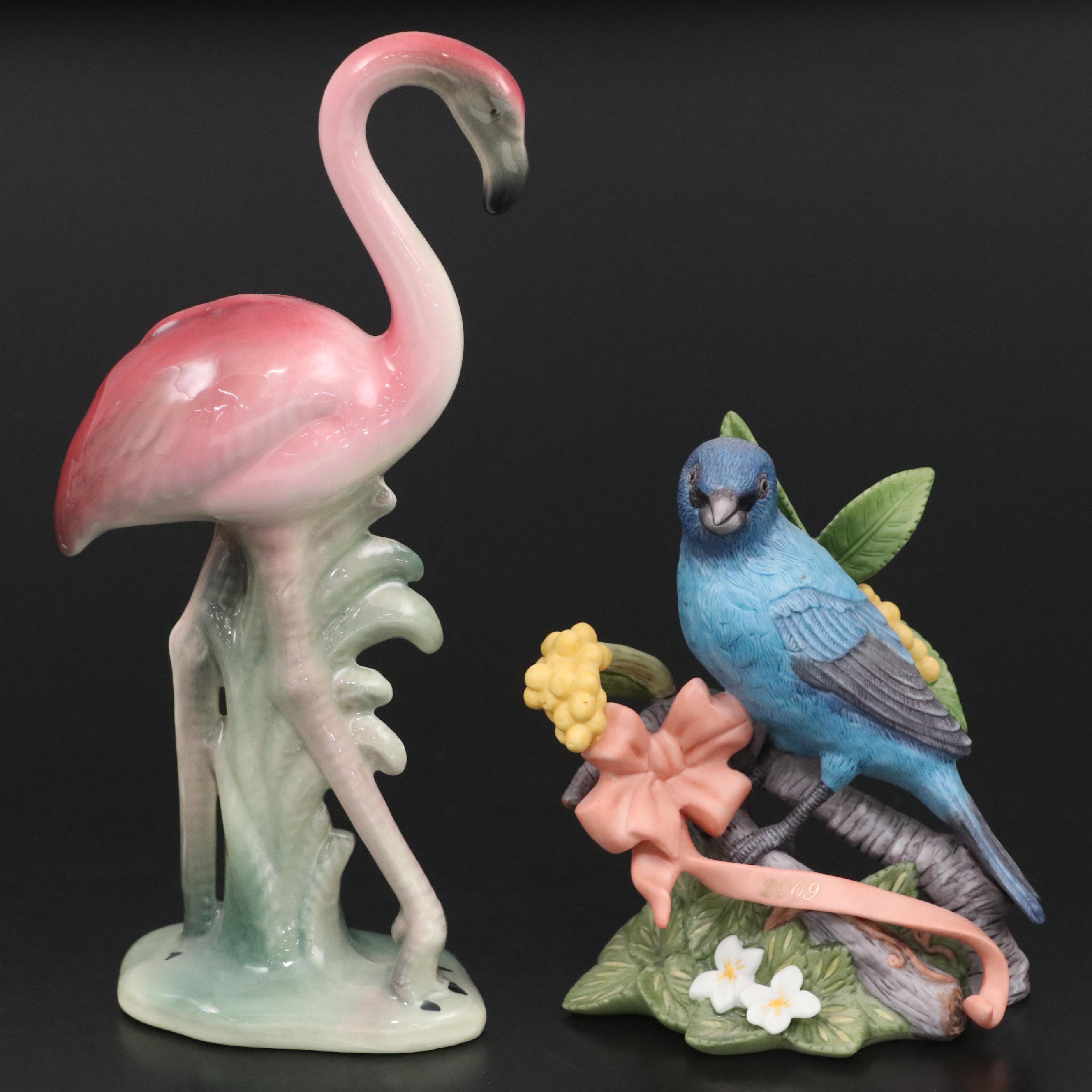 Lenox "Indigo Bunting" Porcelain Figurine and More