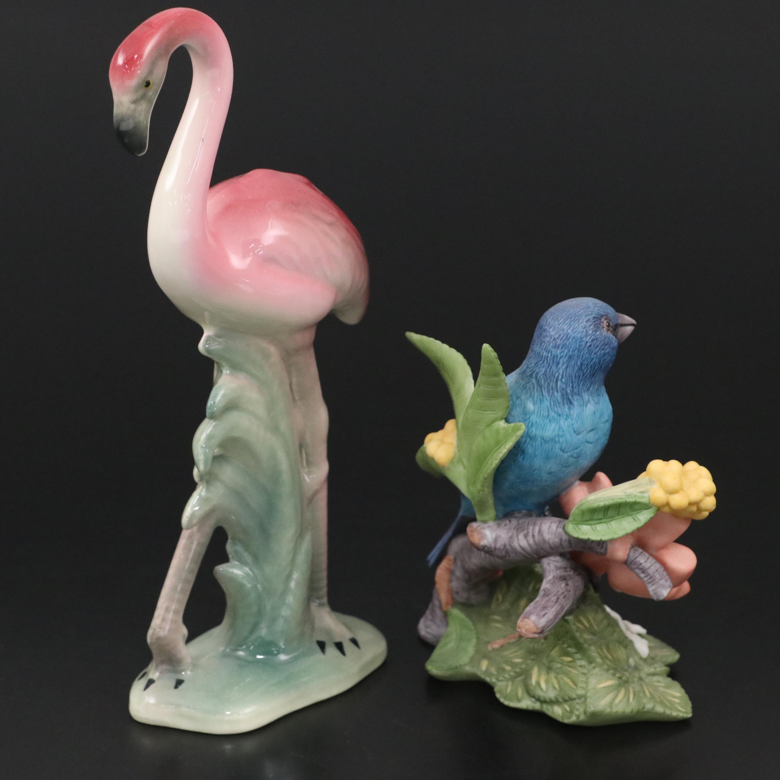 Lenox "Indigo Bunting" Porcelain Figurine and More