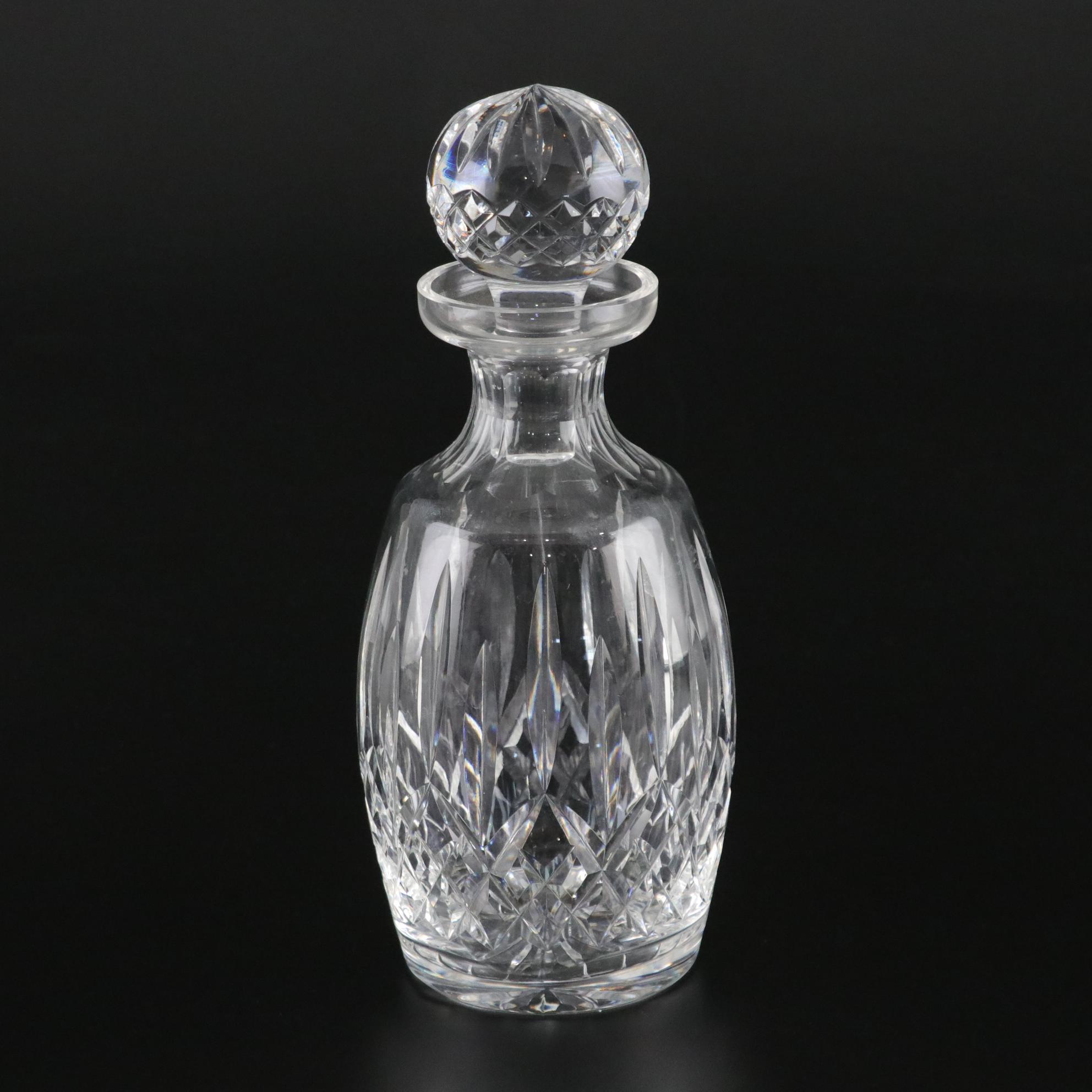 Waterford Crystal "Lismore" Decanter and Ball Stopper