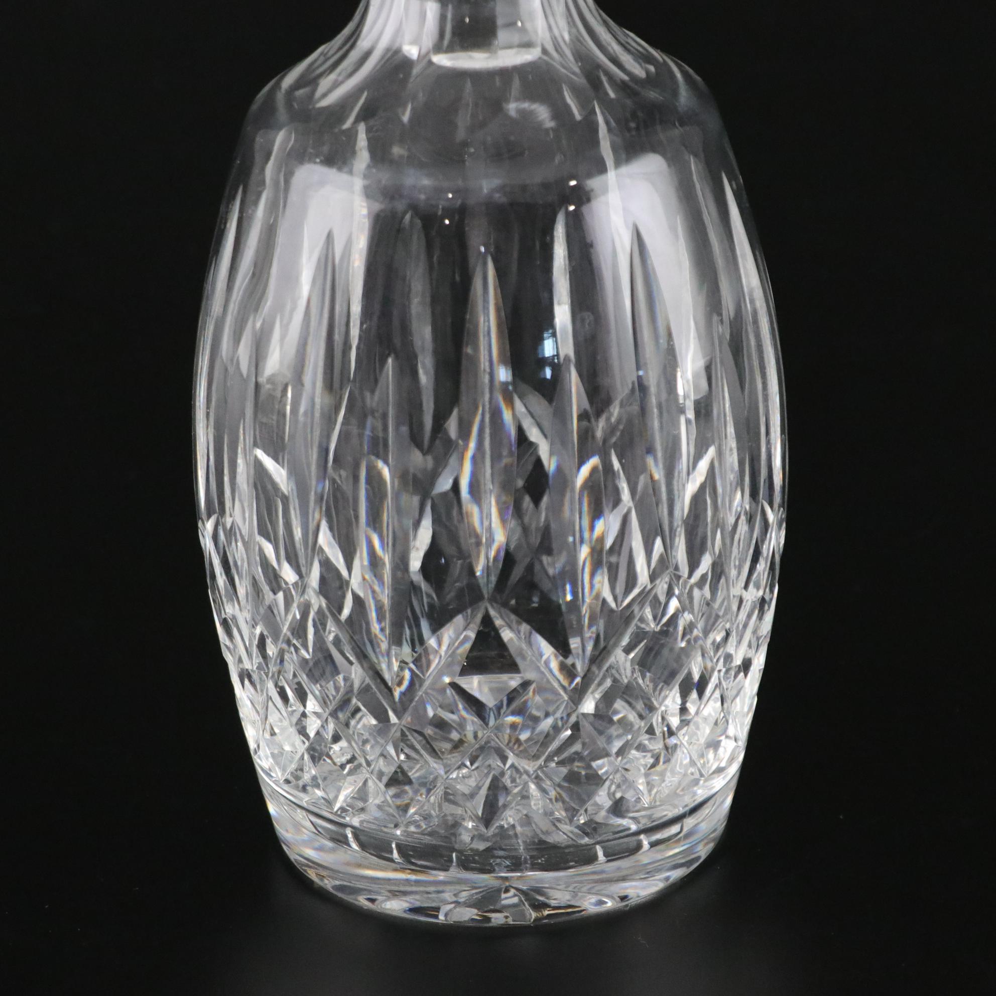 Waterford Crystal "Lismore" Decanter and Ball Stopper