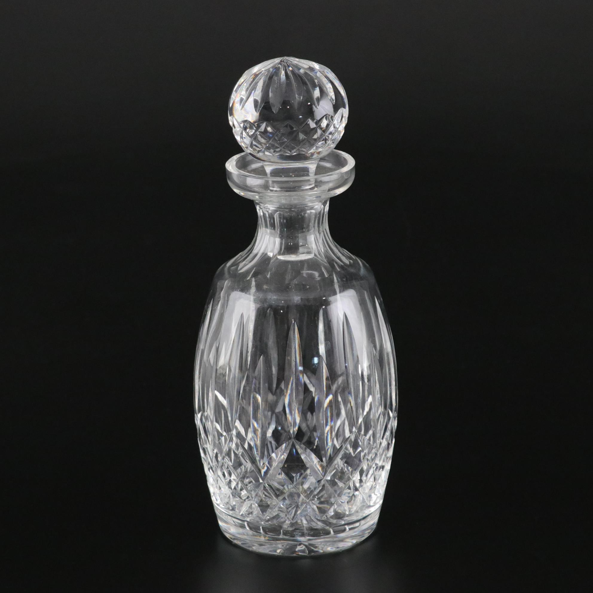 Waterford Crystal "Lismore" Decanter and Ball Stopper