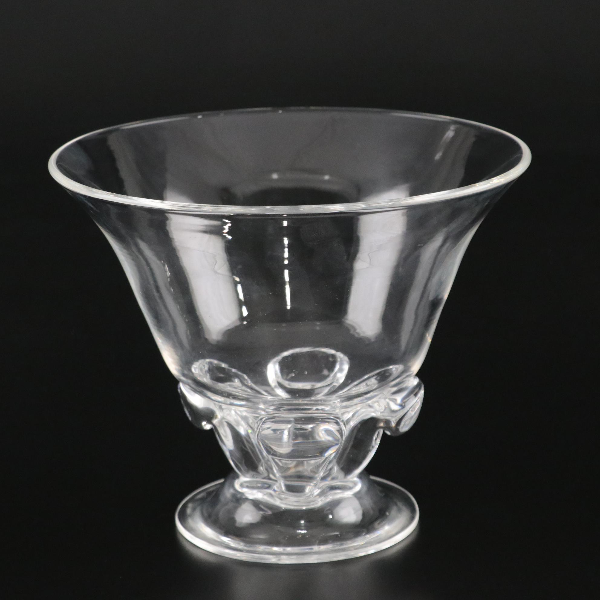 Steuben Crystal Footed Bowl Everything But The House
