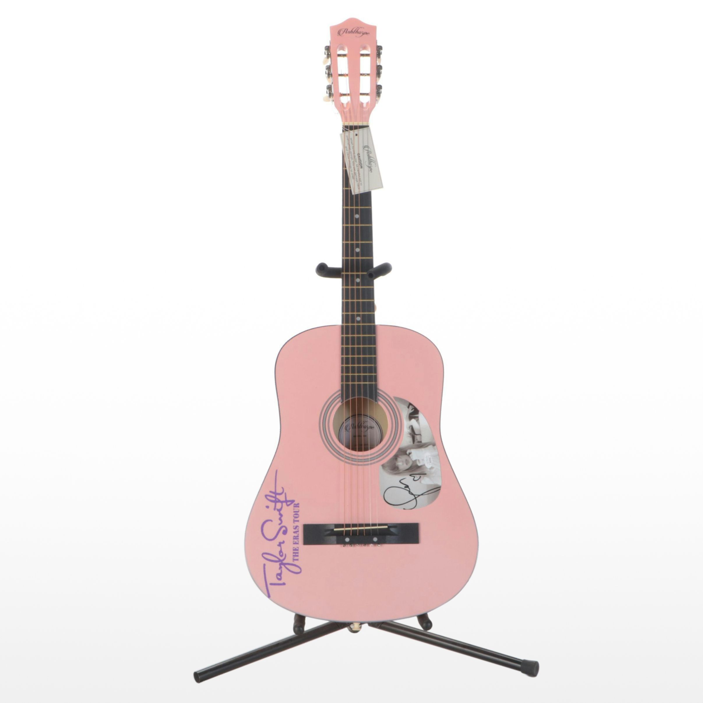 Taylor Swift Decal-Signed Ashthorpe Acoustic Guitar, JSA