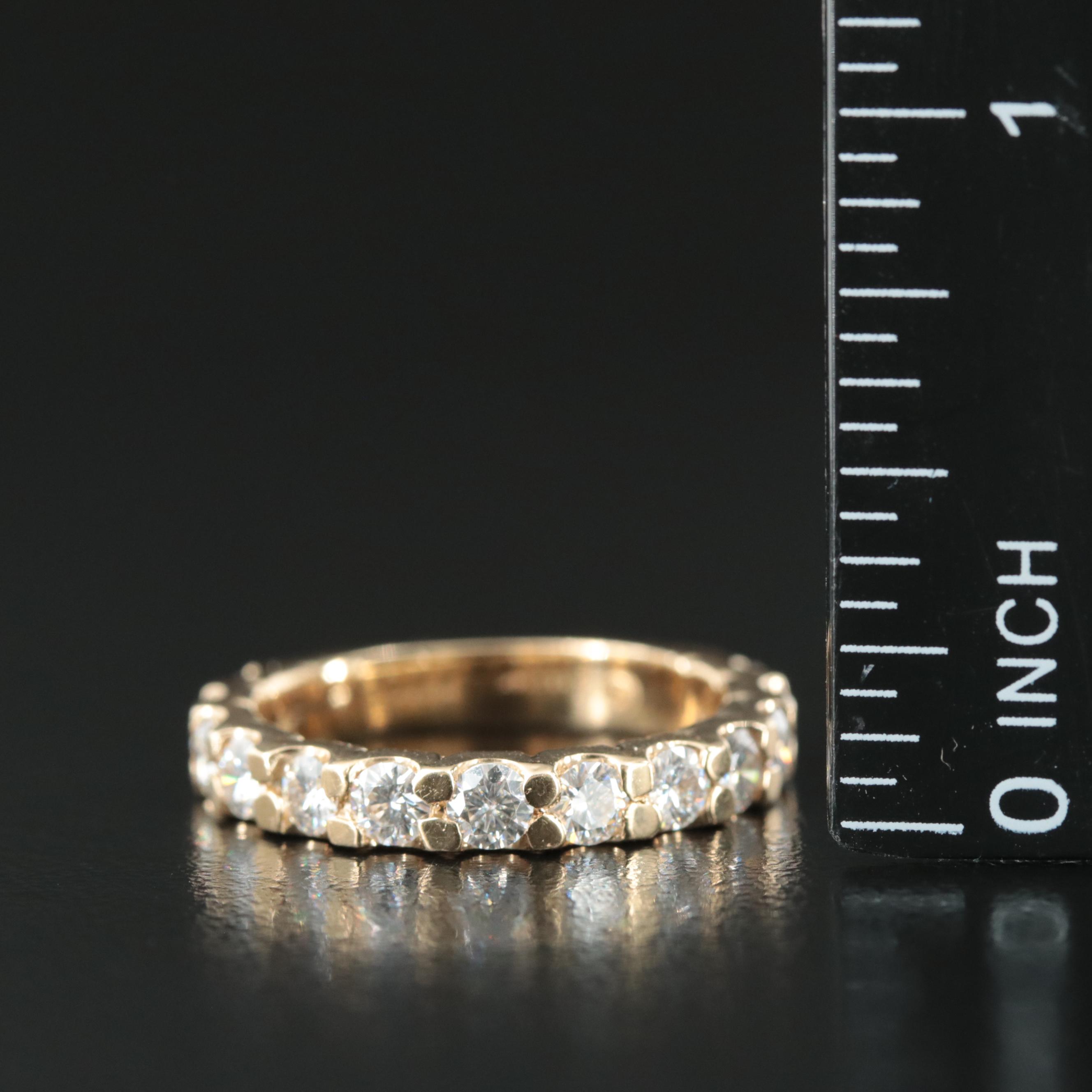 14K Moissanite Ring