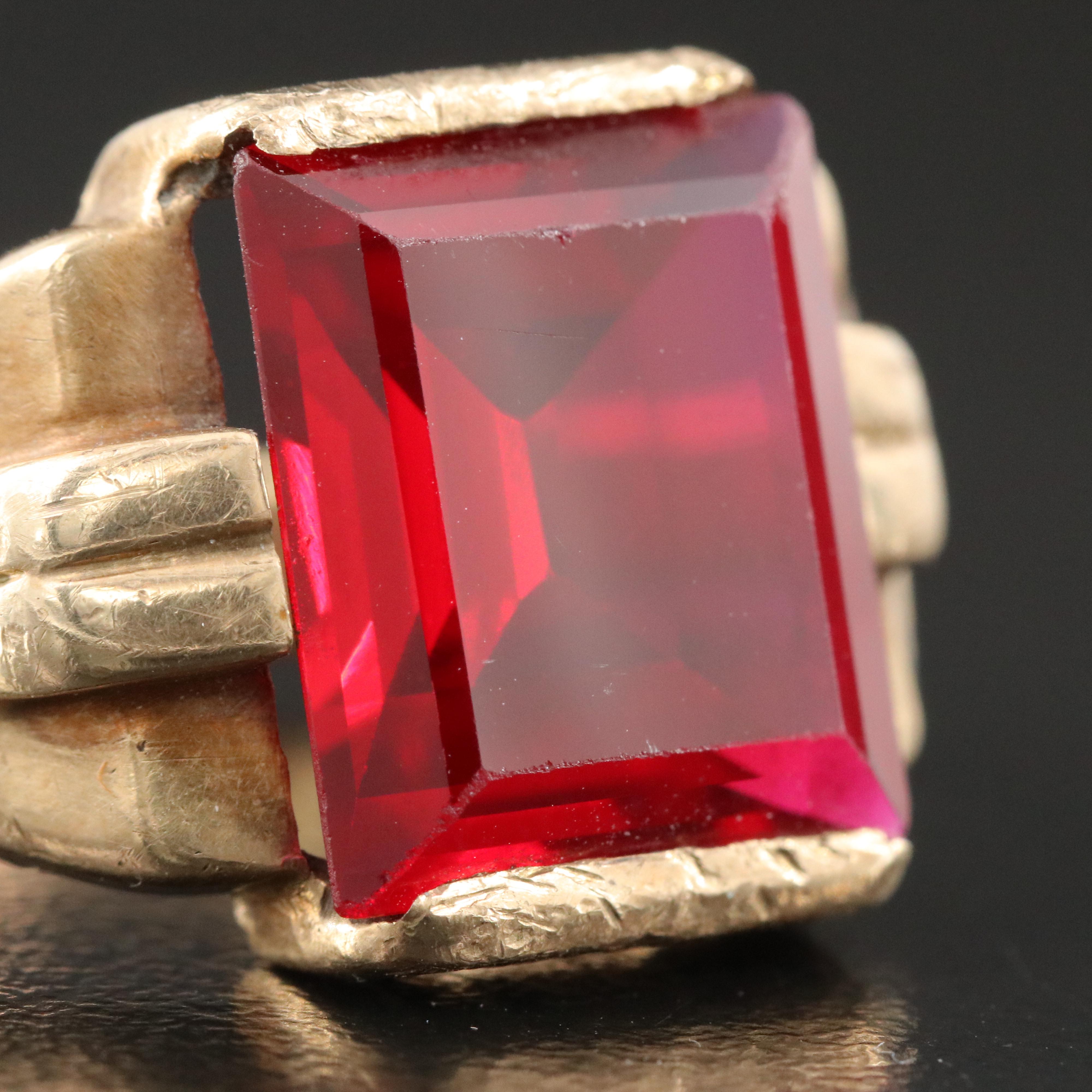 Vintage 10K Ruby Ring