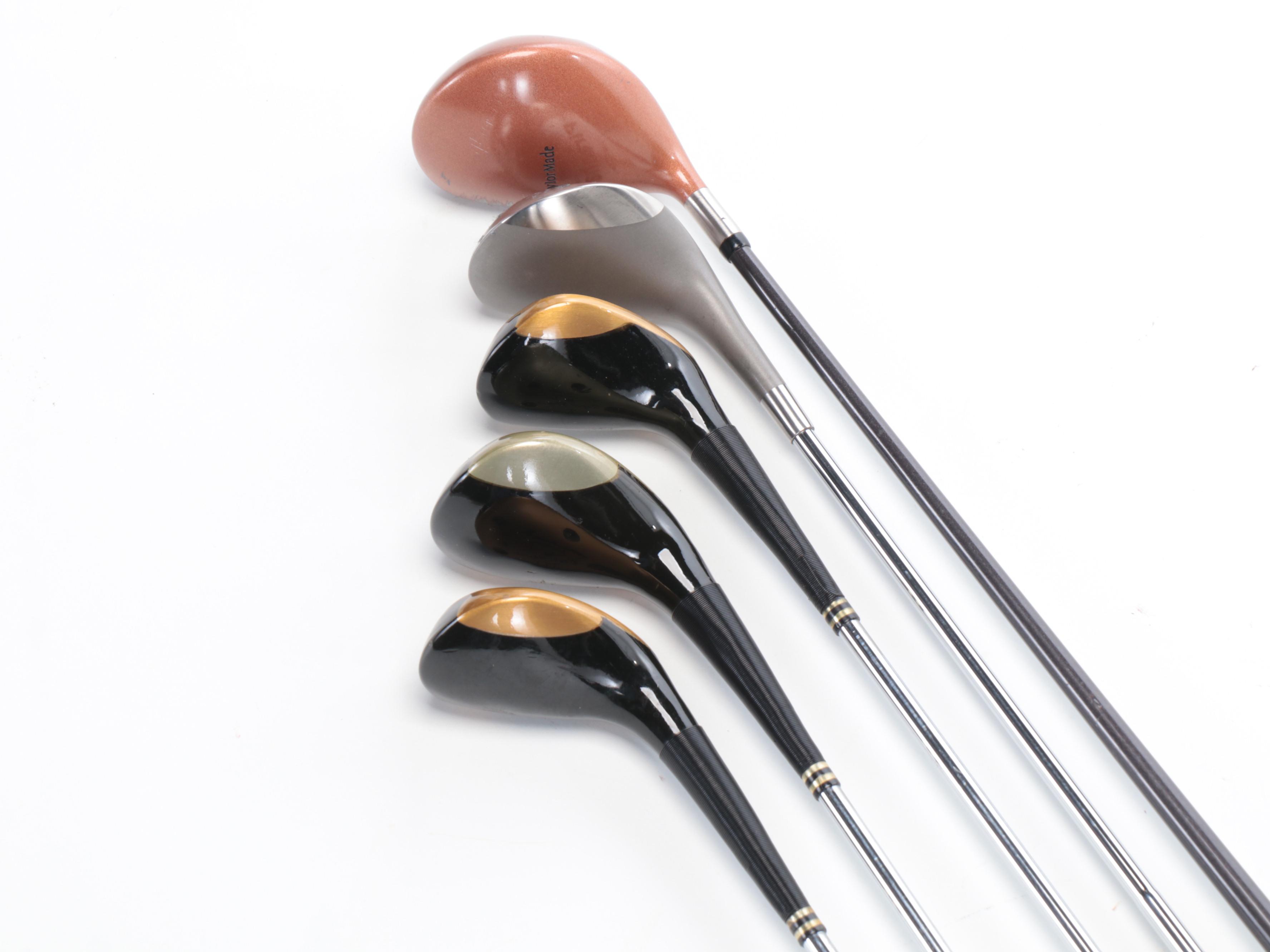 Daiwa Grey and Black Vinyl Ladies Golf Bag with Simmons Tiger Shark Clubs, More