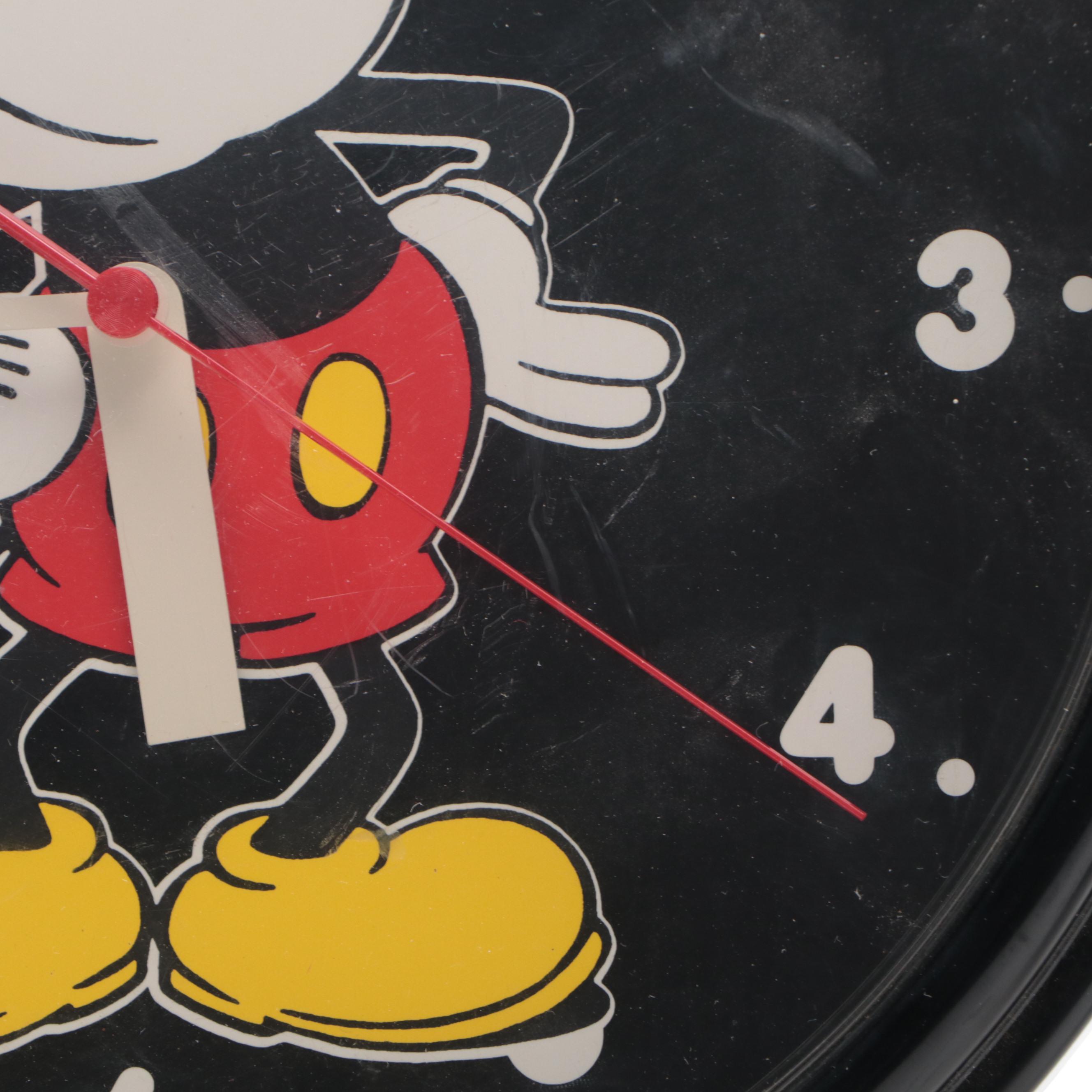 Walt Disney Mickey Mouse with Sylvester and Tweety Wall Clocks