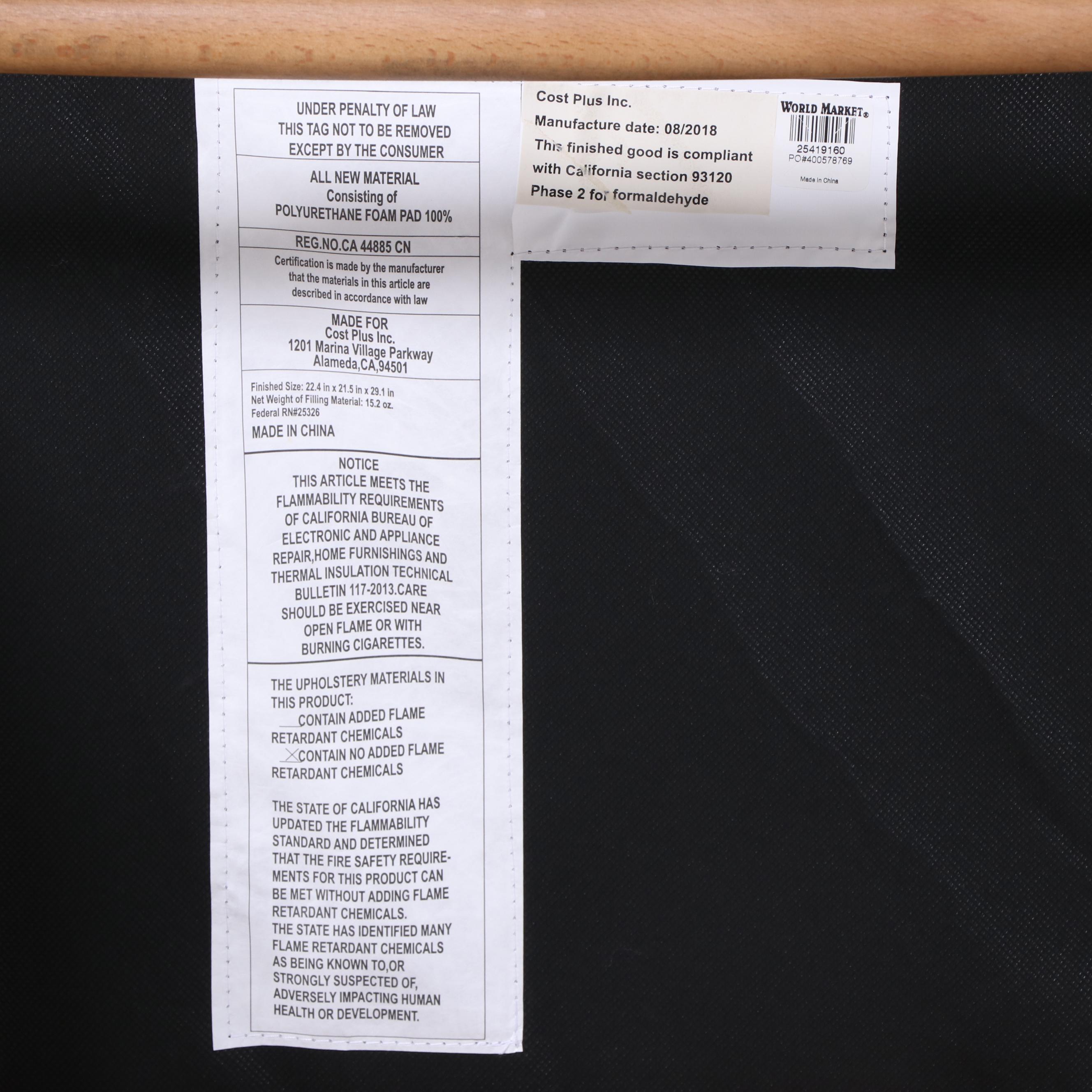 Four Cost Plus for World Market Modernist Style Beech & Faux-Fur Wishbone Chairs