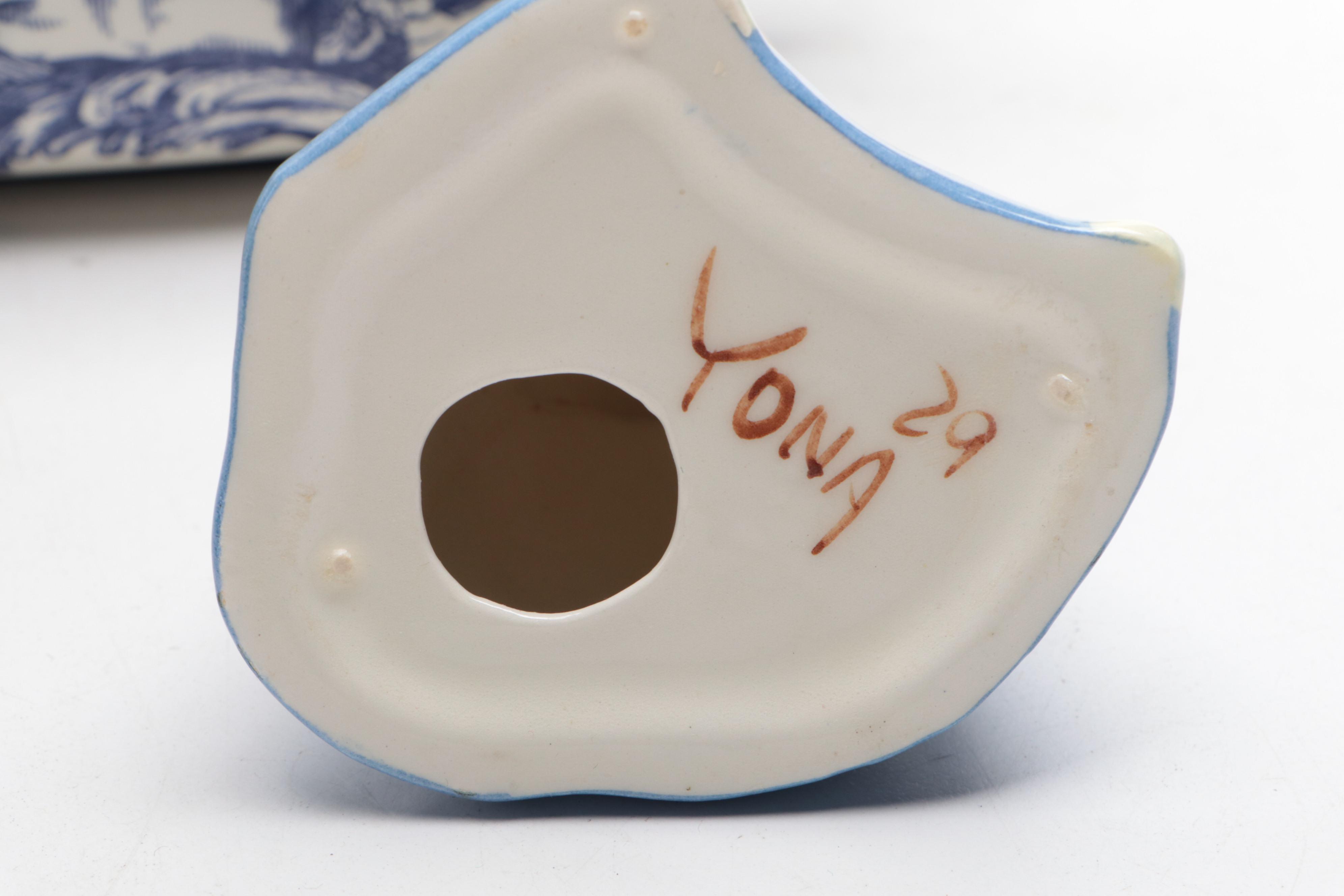Myott "Melody" with Other Blue and White Tableware and Accessories