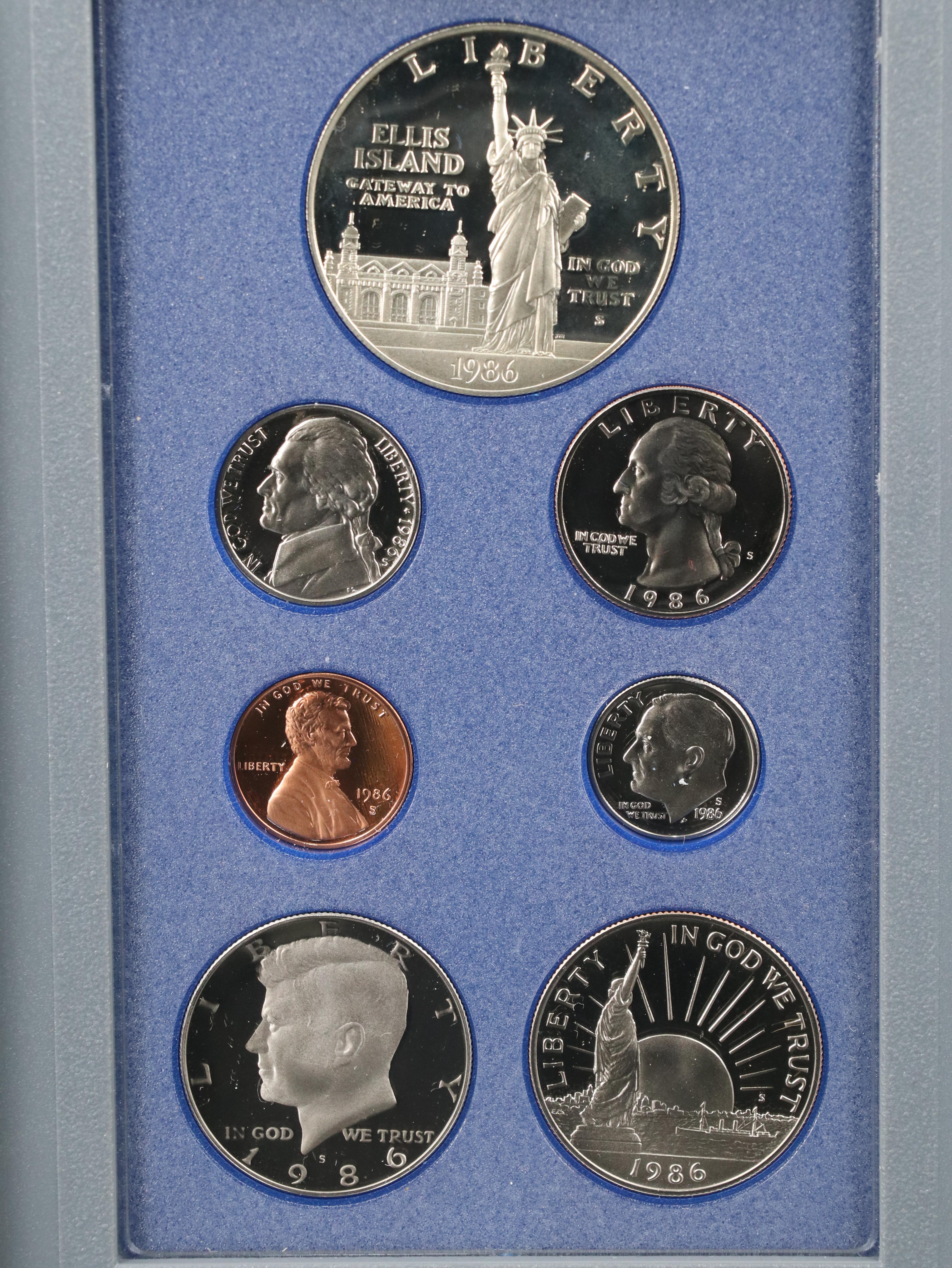 Five Different United States Prestige Mint Sets from the 1980's
