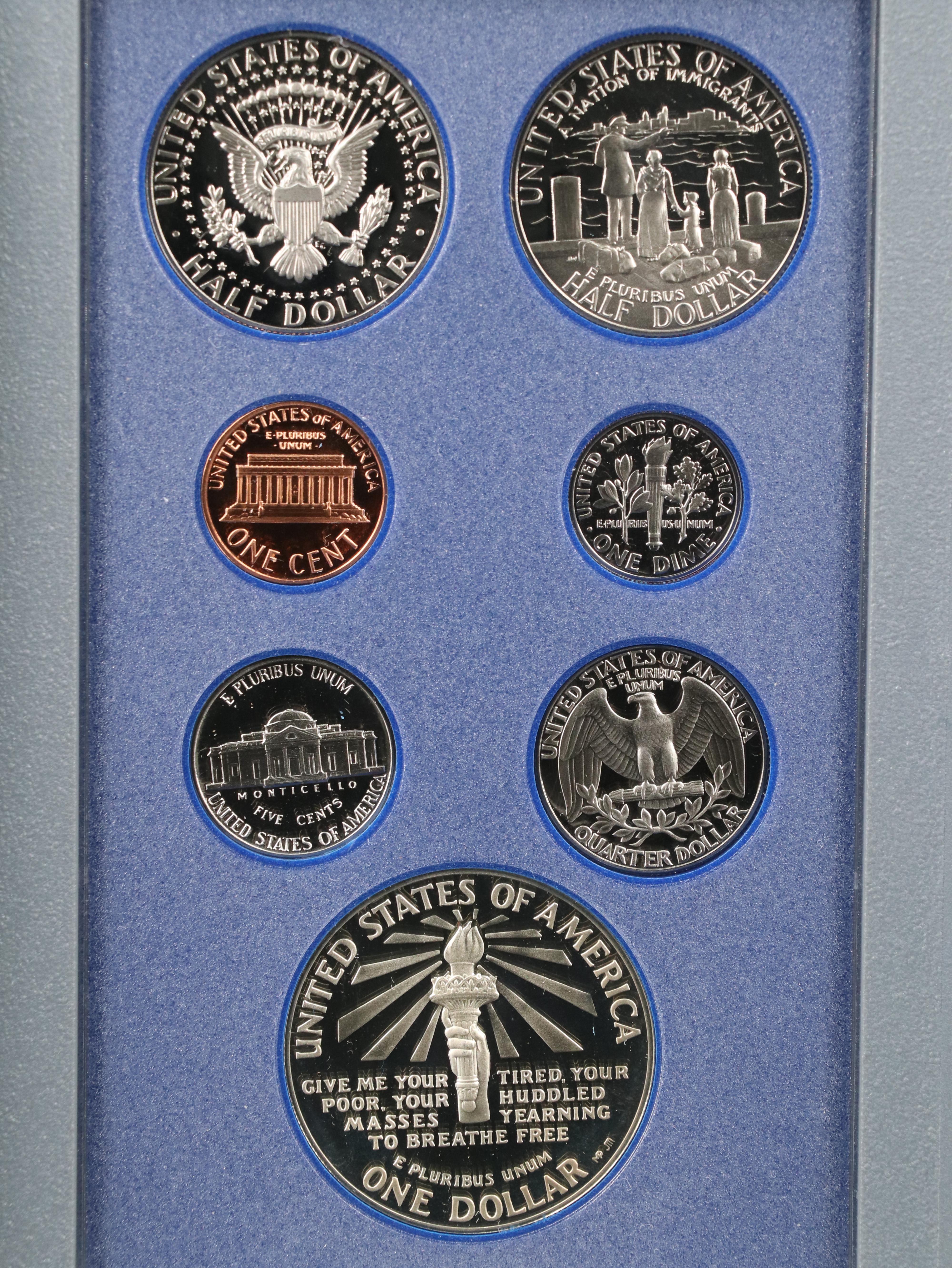Five Different United States Prestige Mint Sets from the 1980's