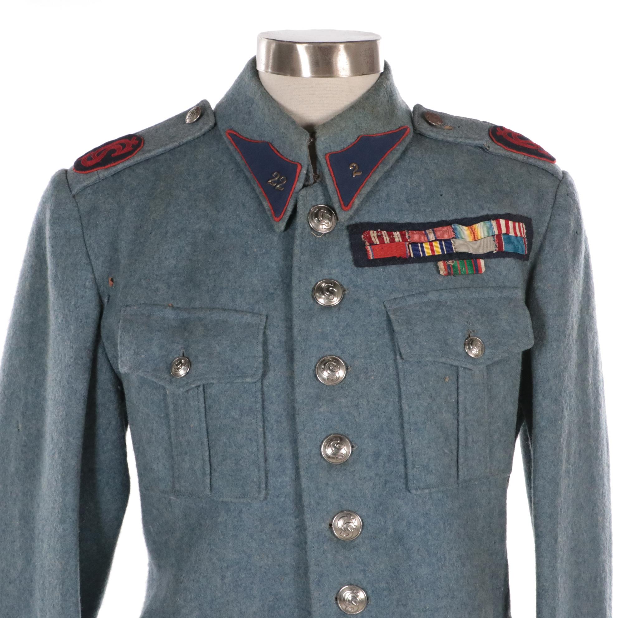 WWII Era Czech Legion Uniform Coat