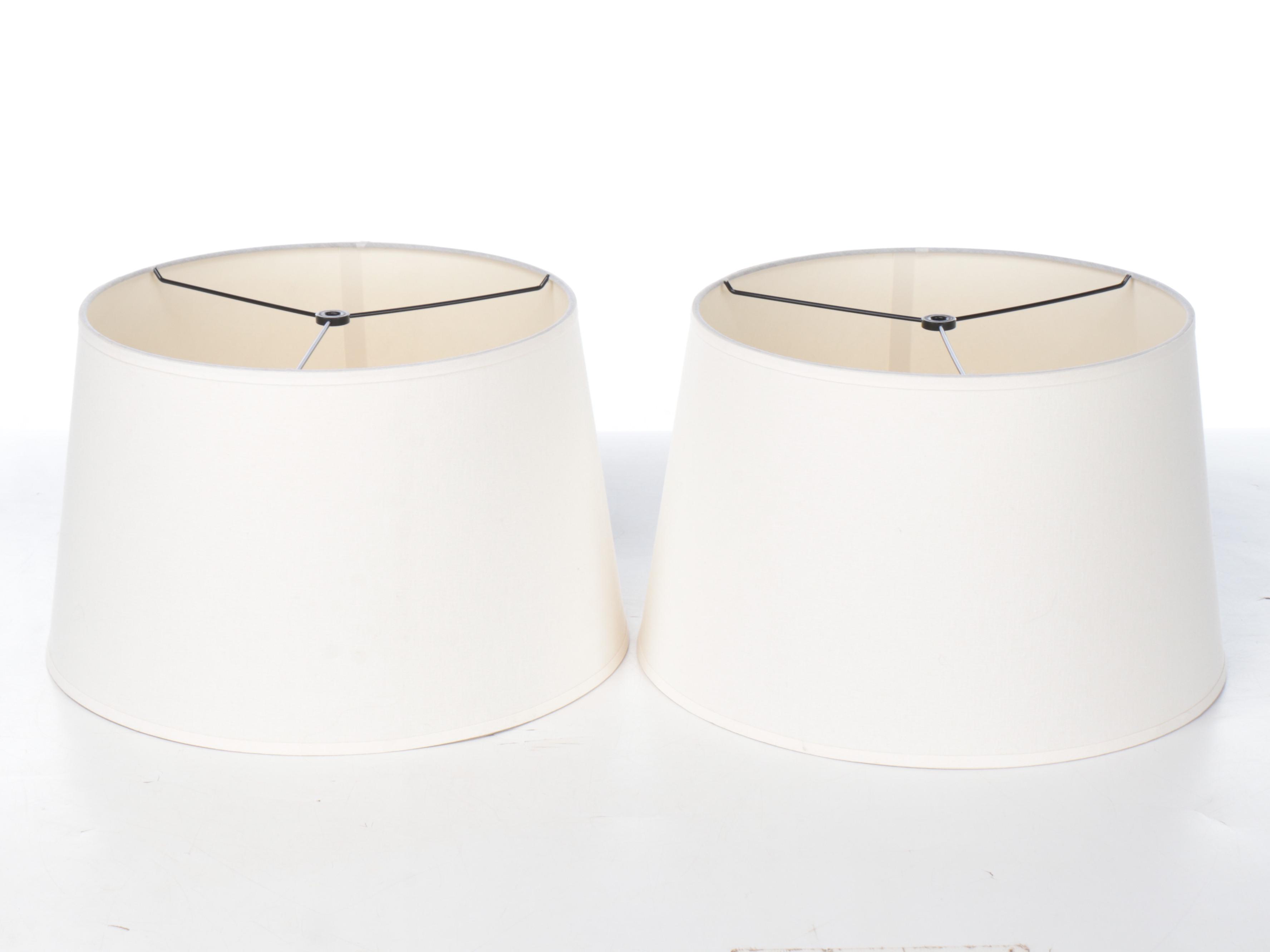 Pottery Barn Mercury Glass Table Lamp Pair