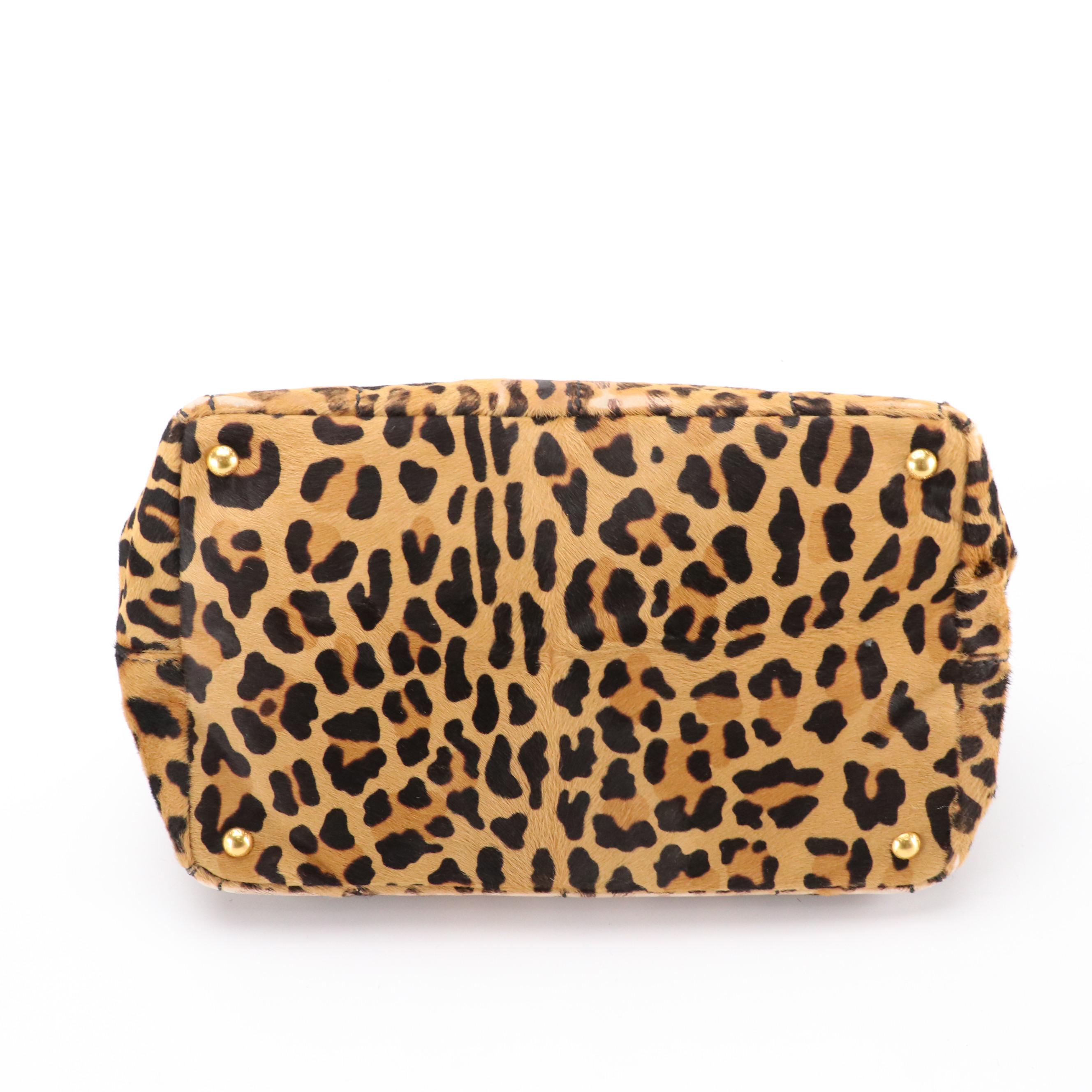 Prada Cavallino Tote in Animal Print Calf Hair