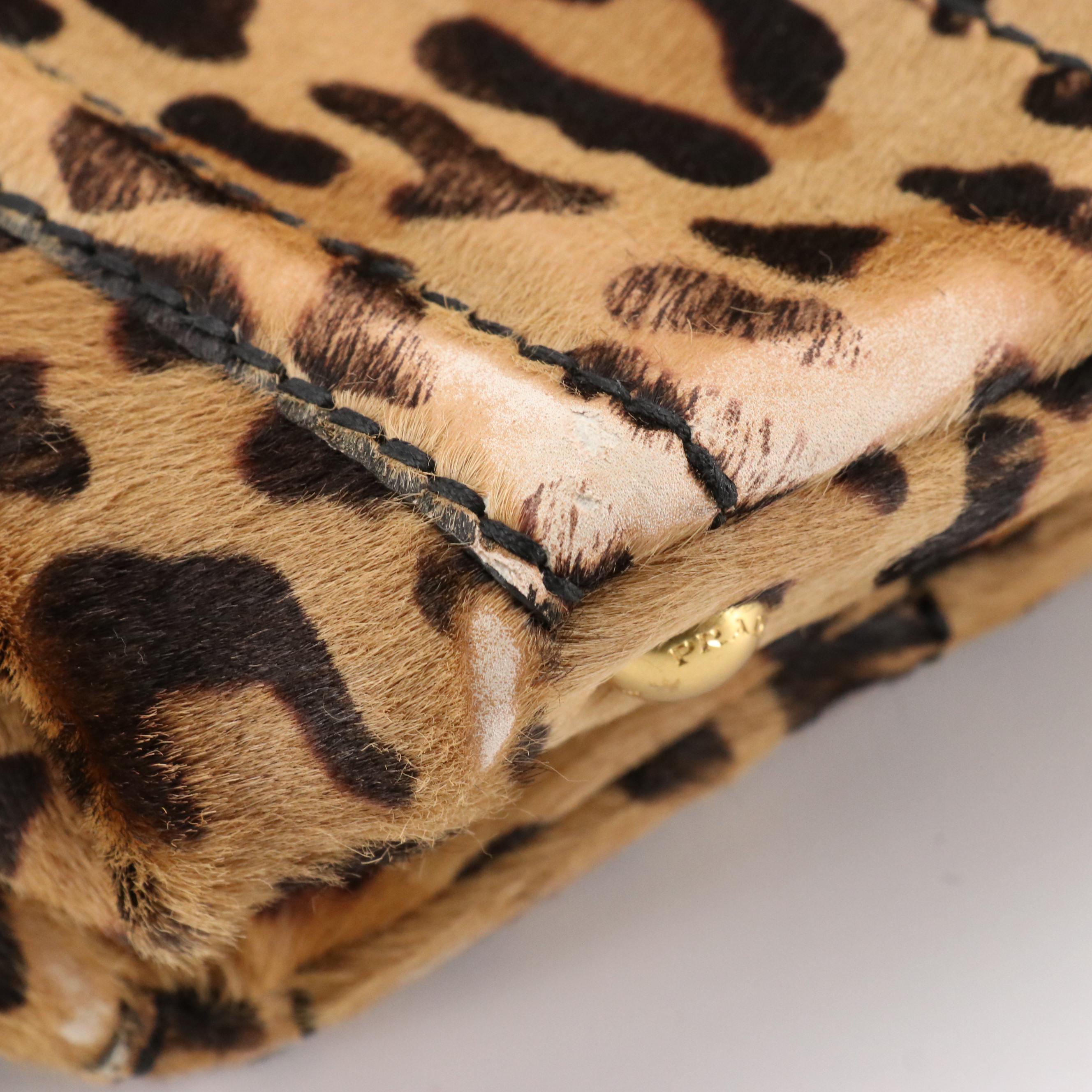 Prada Cavallino Tote in Animal Print Calf Hair