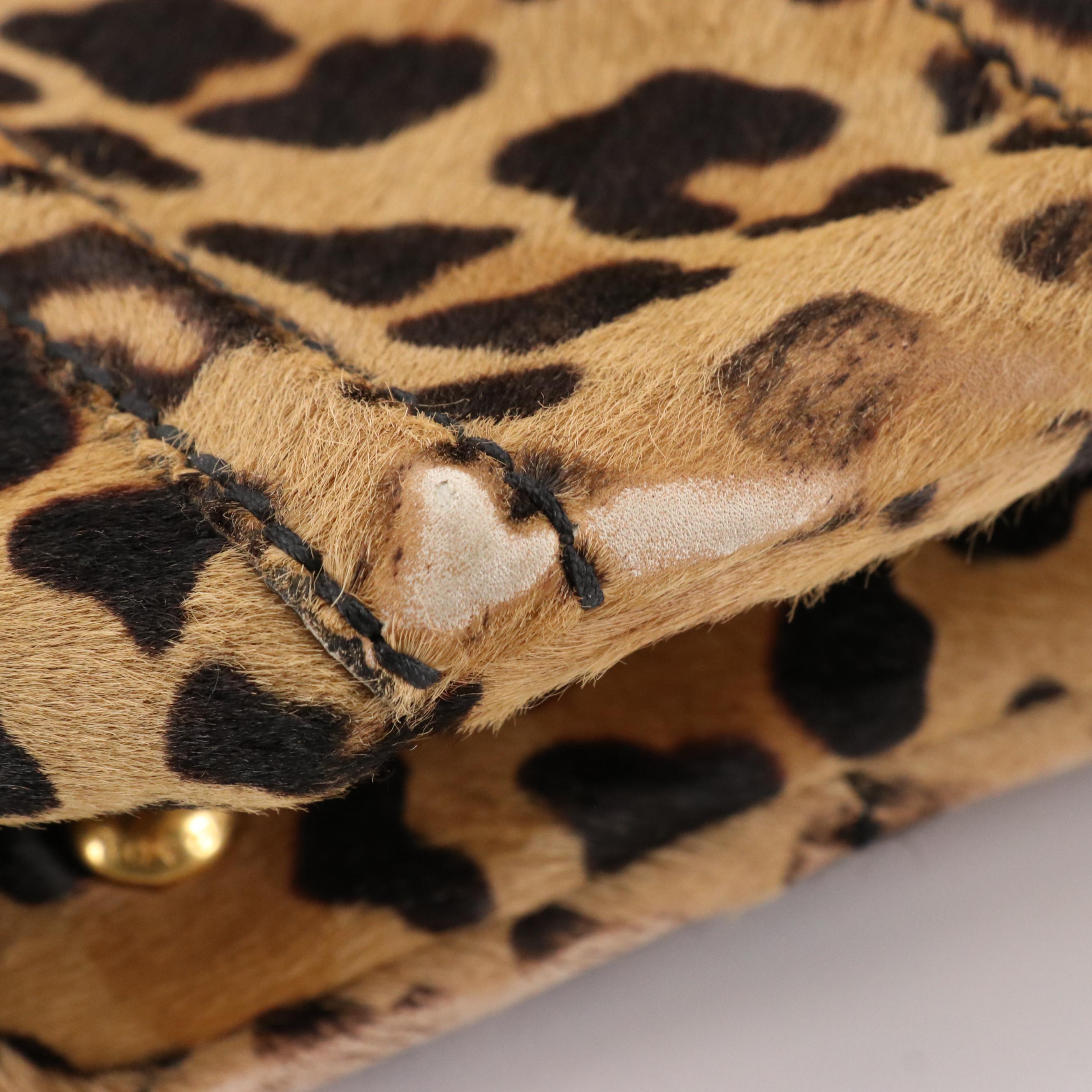Prada Cavallino Tote in Animal Print Calf Hair