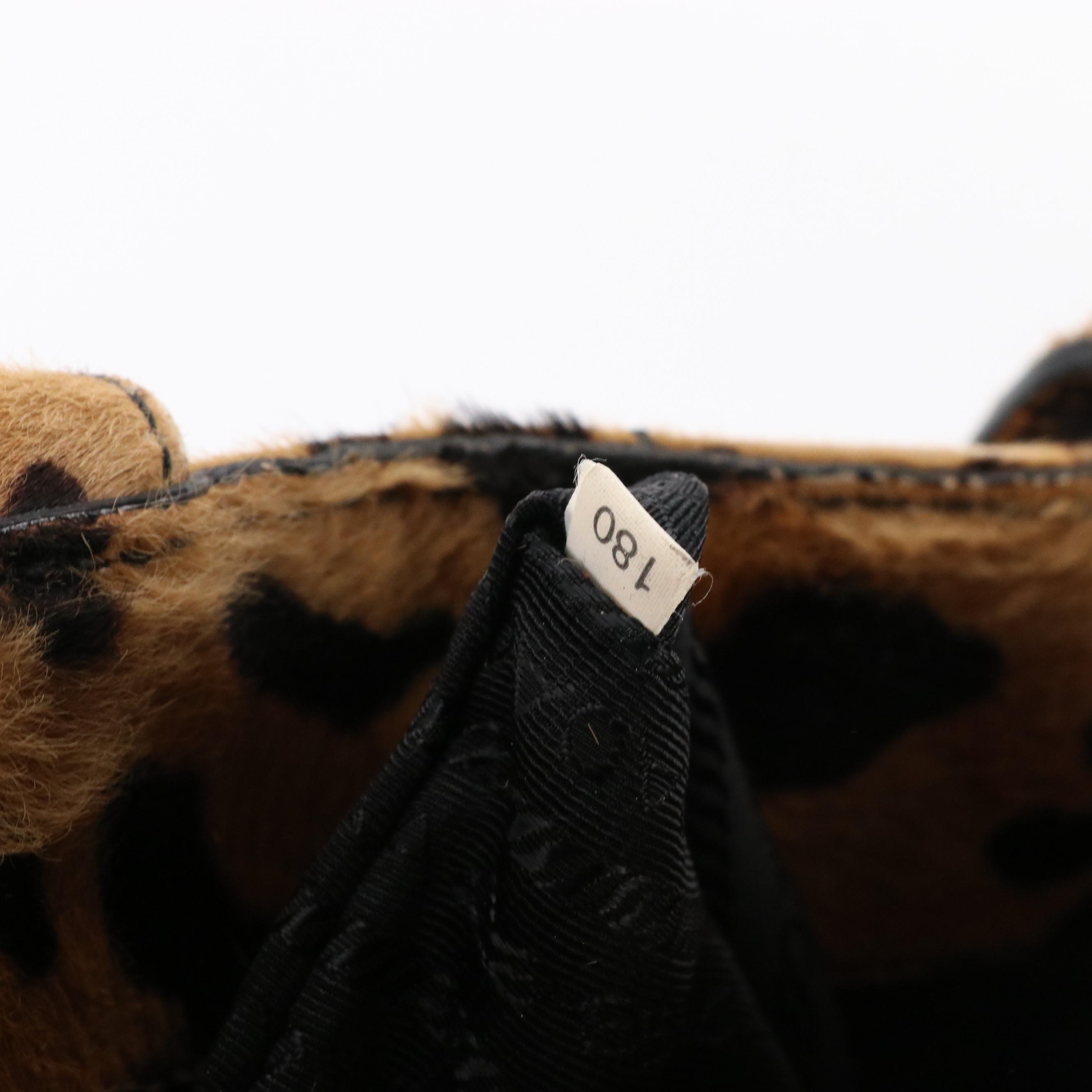 Prada Cavallino Tote in Animal Print Calf Hair