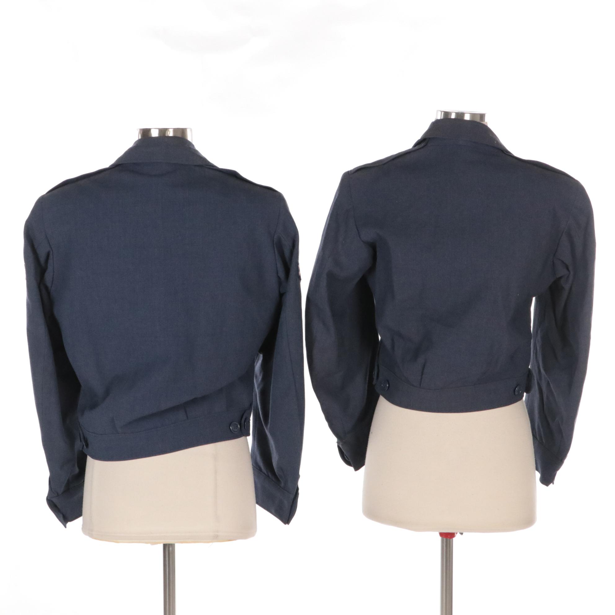 Korean War Era US Air Force Blue 84 Eisenhower Jackets