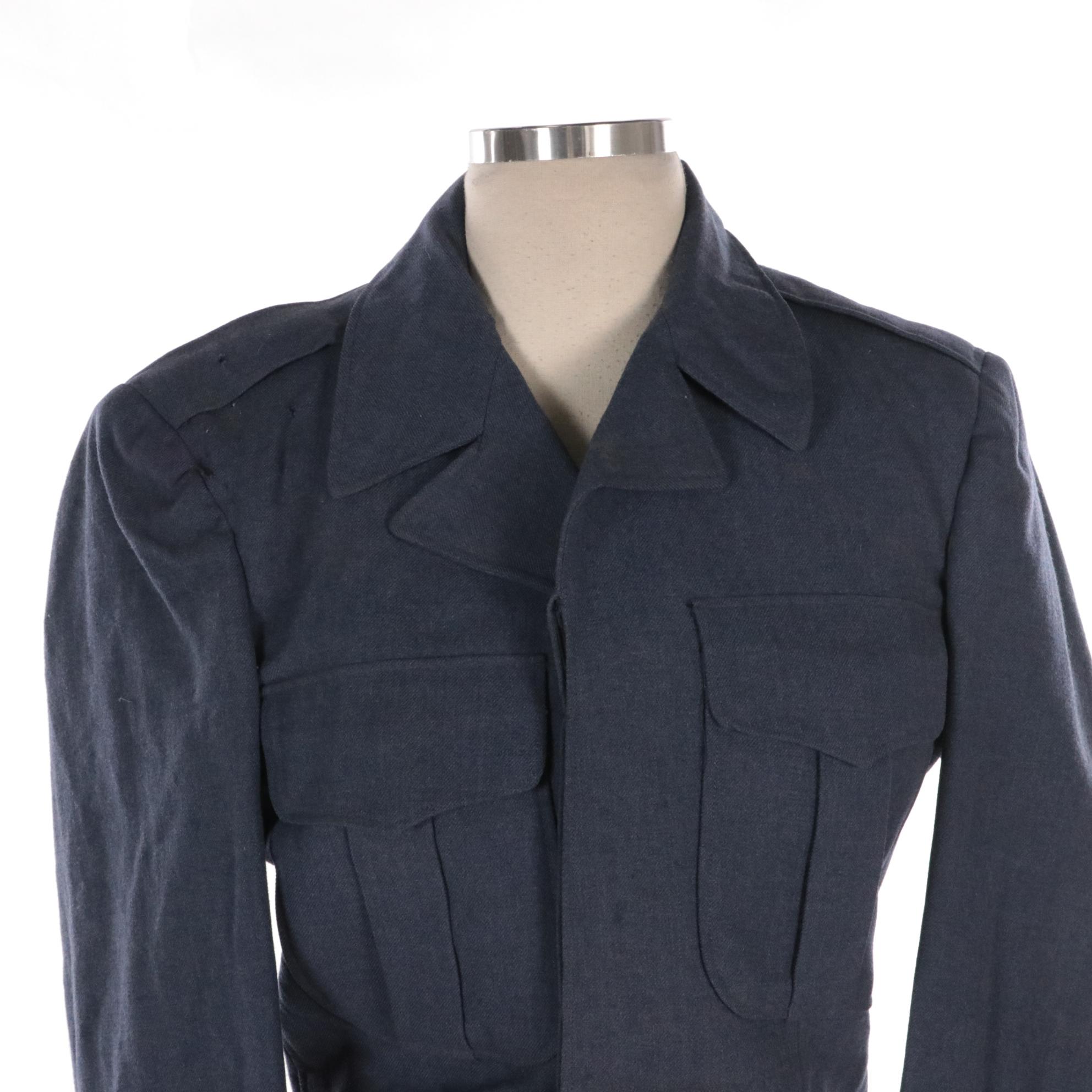 Korean War Era US Air Force Blue 84 Eisenhower Jackets